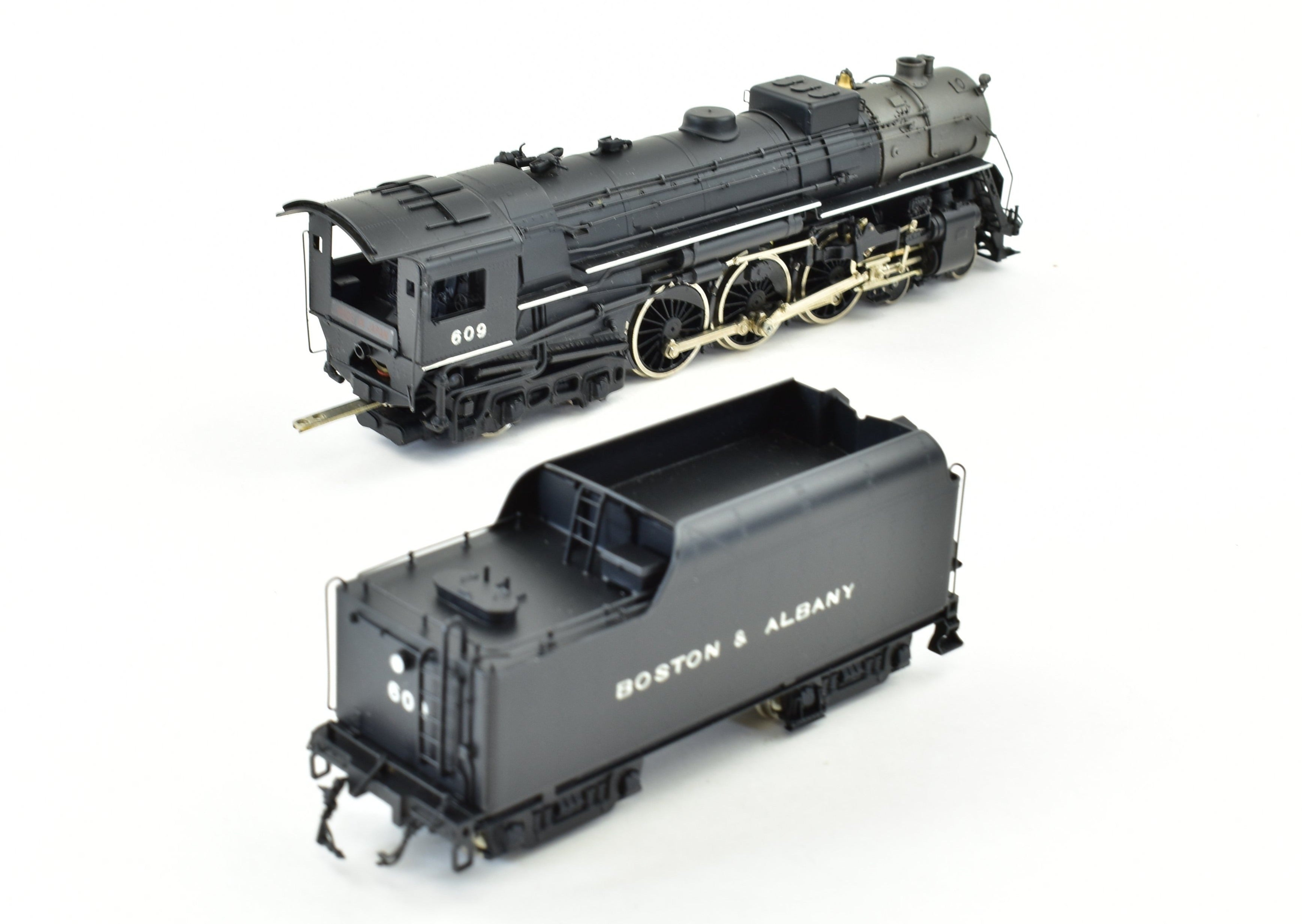 HO Brass Key Imports B&A - Boston & Albany J-2b 4-6-4 Hudson Factory Painted with Square Dome