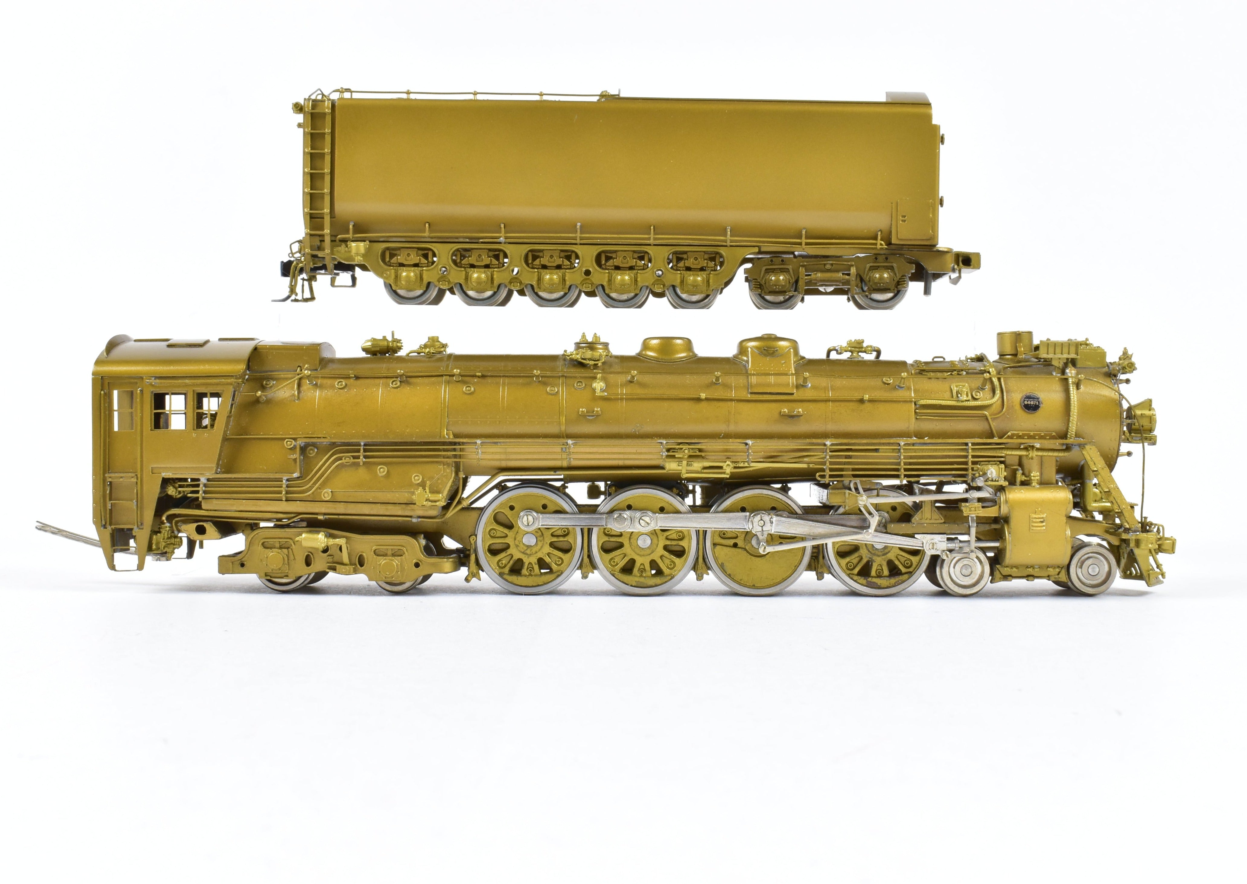 HO Scale Brass Model Train - Oriental Limited NP - Northern Pacific Class A - 5 4 - 8 - 4 Steam Locomotive