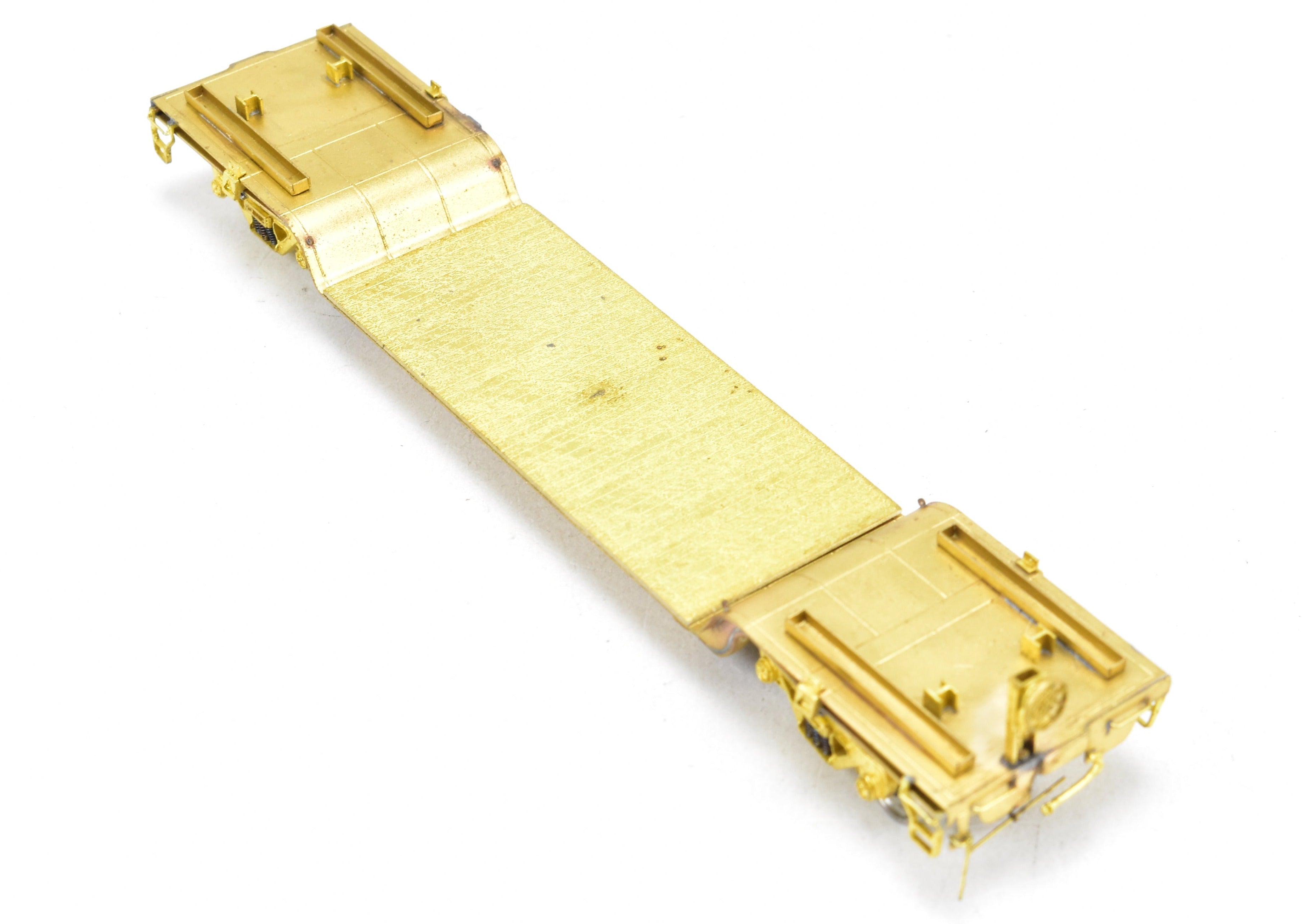 HO Brass 45' Depressed Center Flat Car by OMI - Various Roads