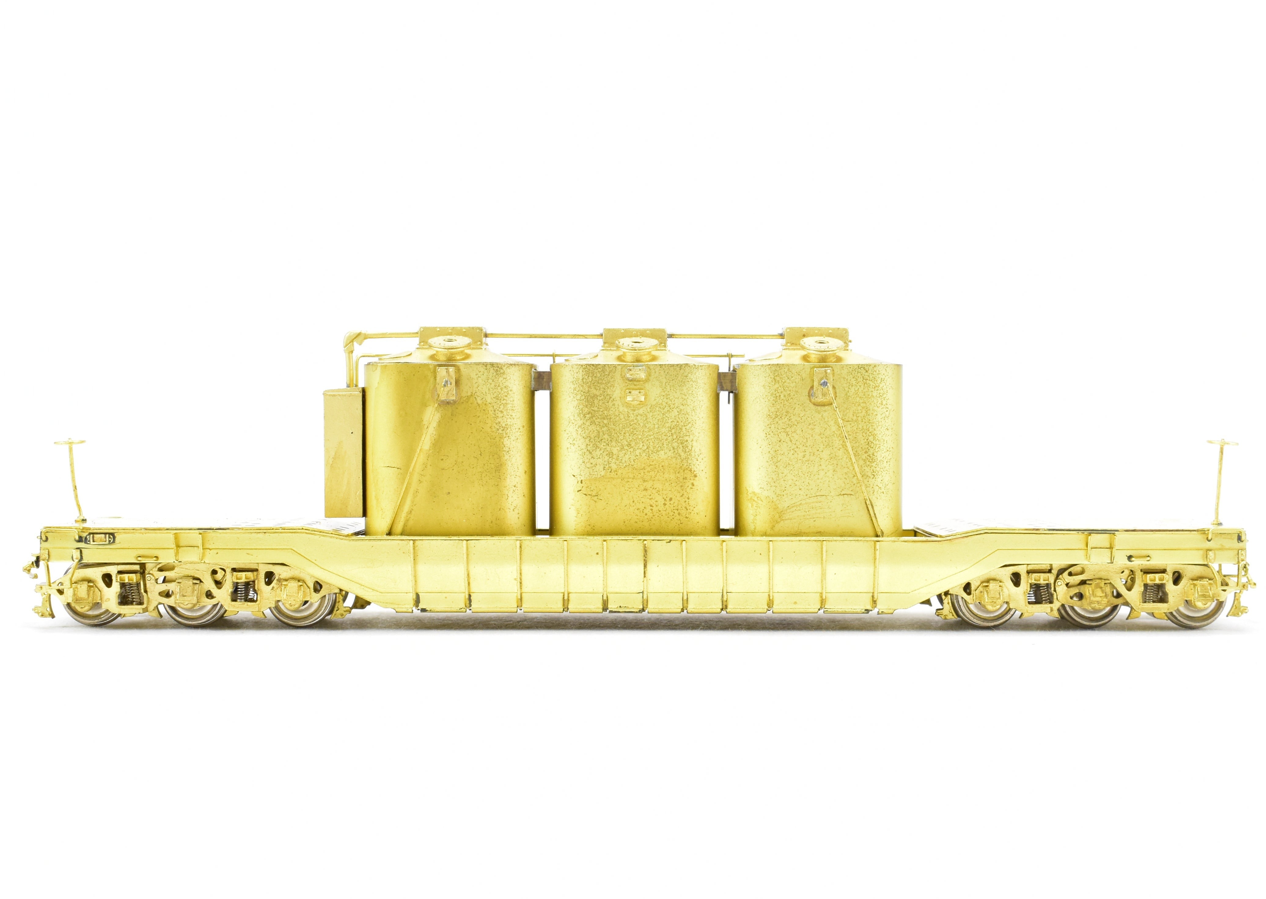 HO Scale Brass Greenville 55' Well Car with Transformer Load by OMI - Overland Models, Inc. for Chesapeake & Ohio (C&O) Railroad