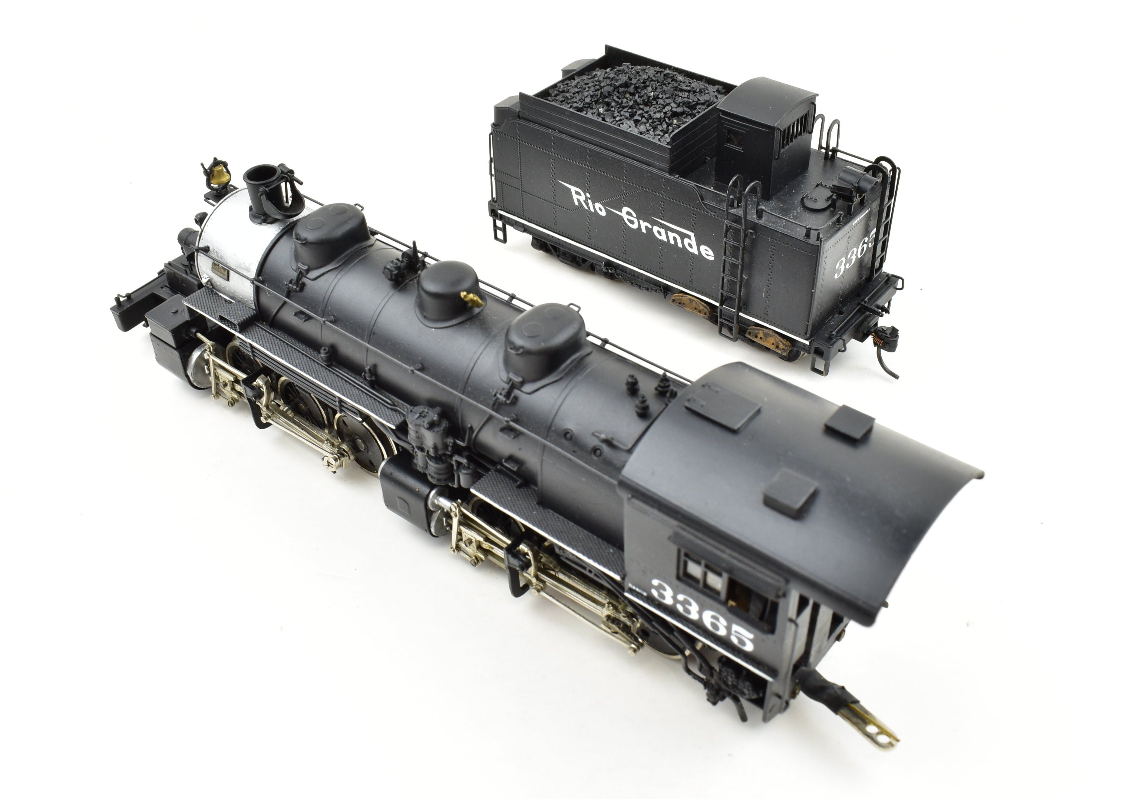HO Scale Brass Pacific Fast Mail Model Train - United D&SL - Denver & Salt Lake - D&RGW - Denver & Rio Grande Western 2-6-6-0 CP 3365