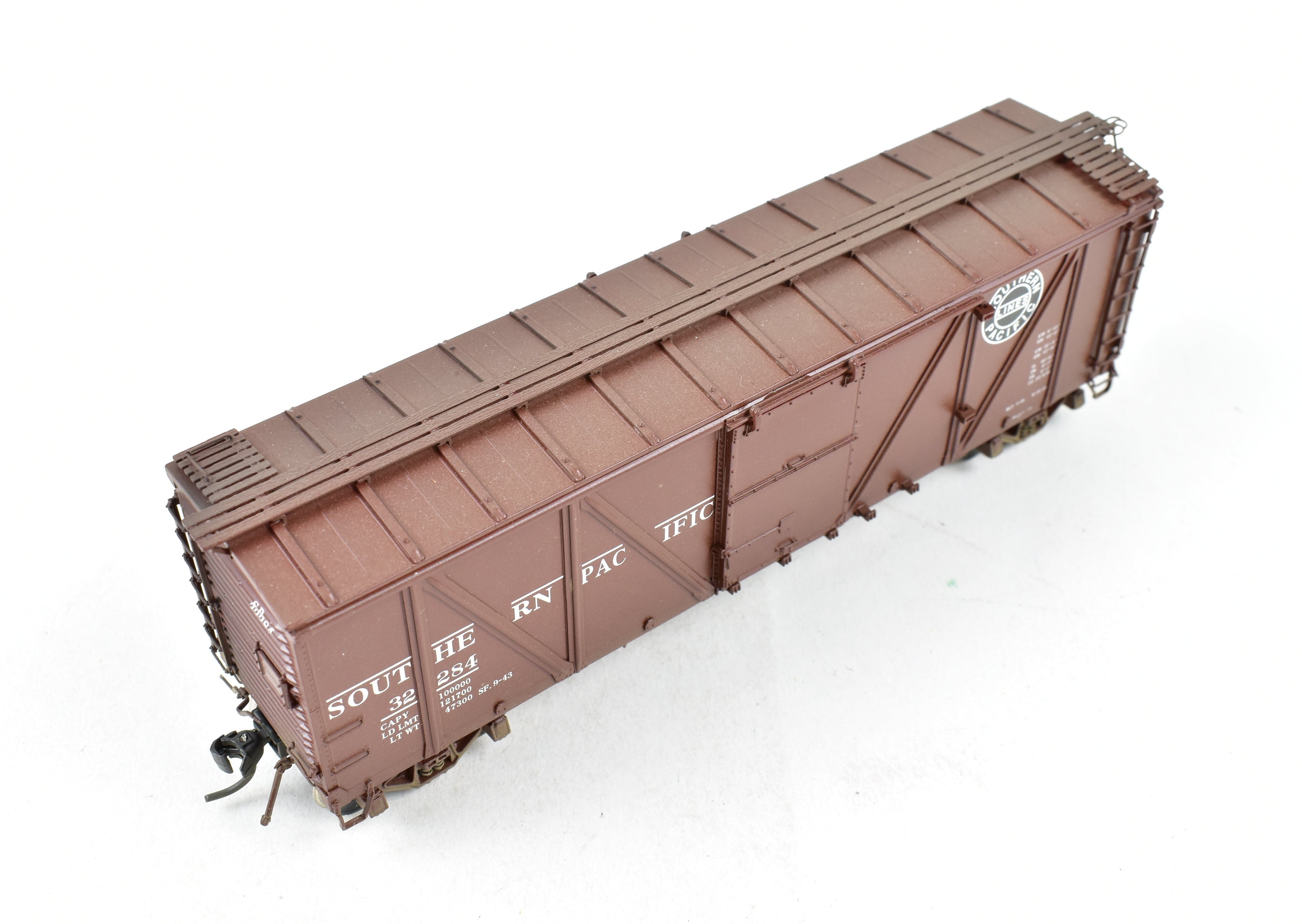 Weathered HO Brass Southern Pacific Class B - 50 - 15 Box Car FP #32284 by Challenger Imports