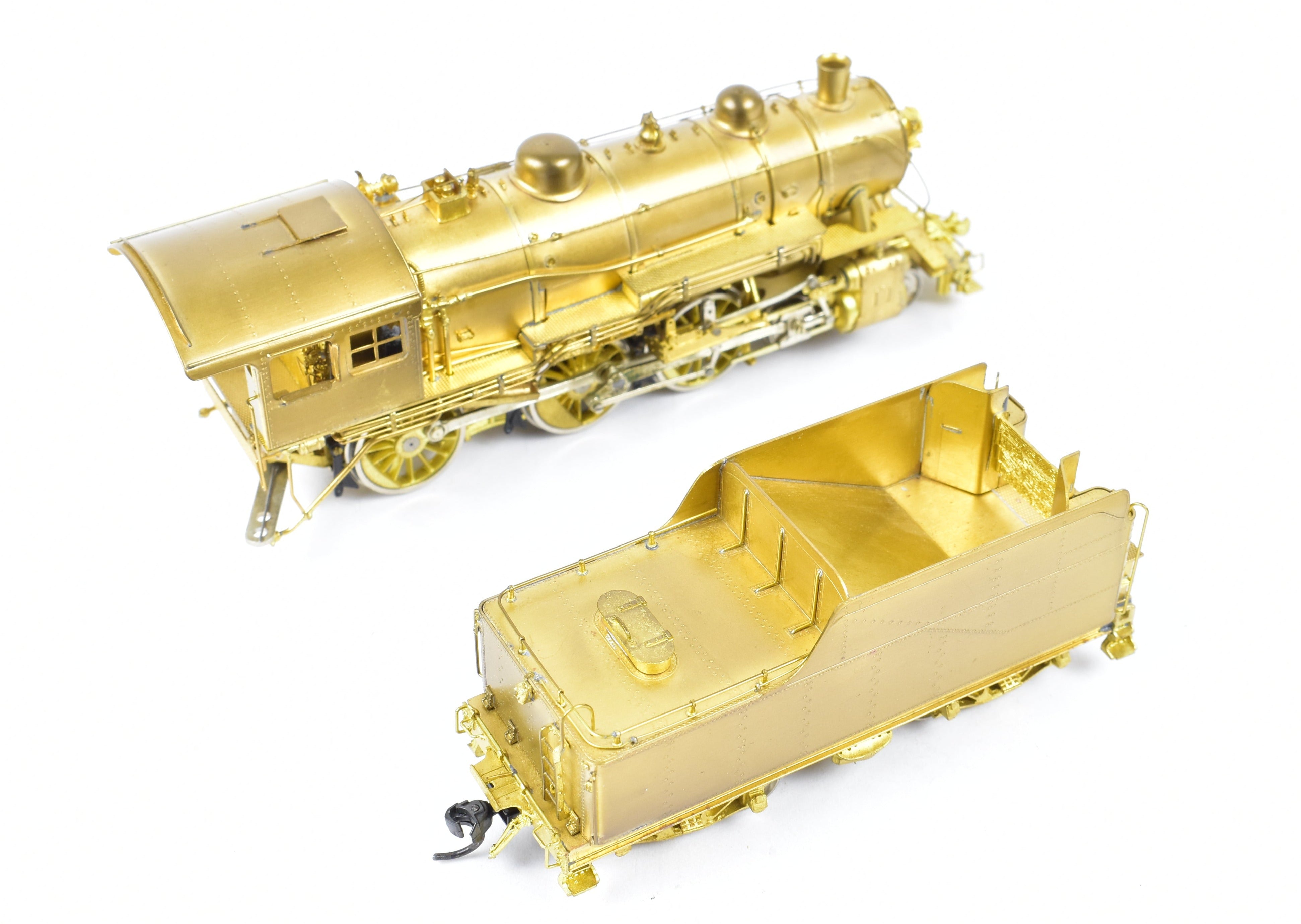 HO Scale Brass Model Train - Overland Models Inc. Rutland Railroad F - 2j 4 - 6 - 0 Locomotive Series #74 - 79