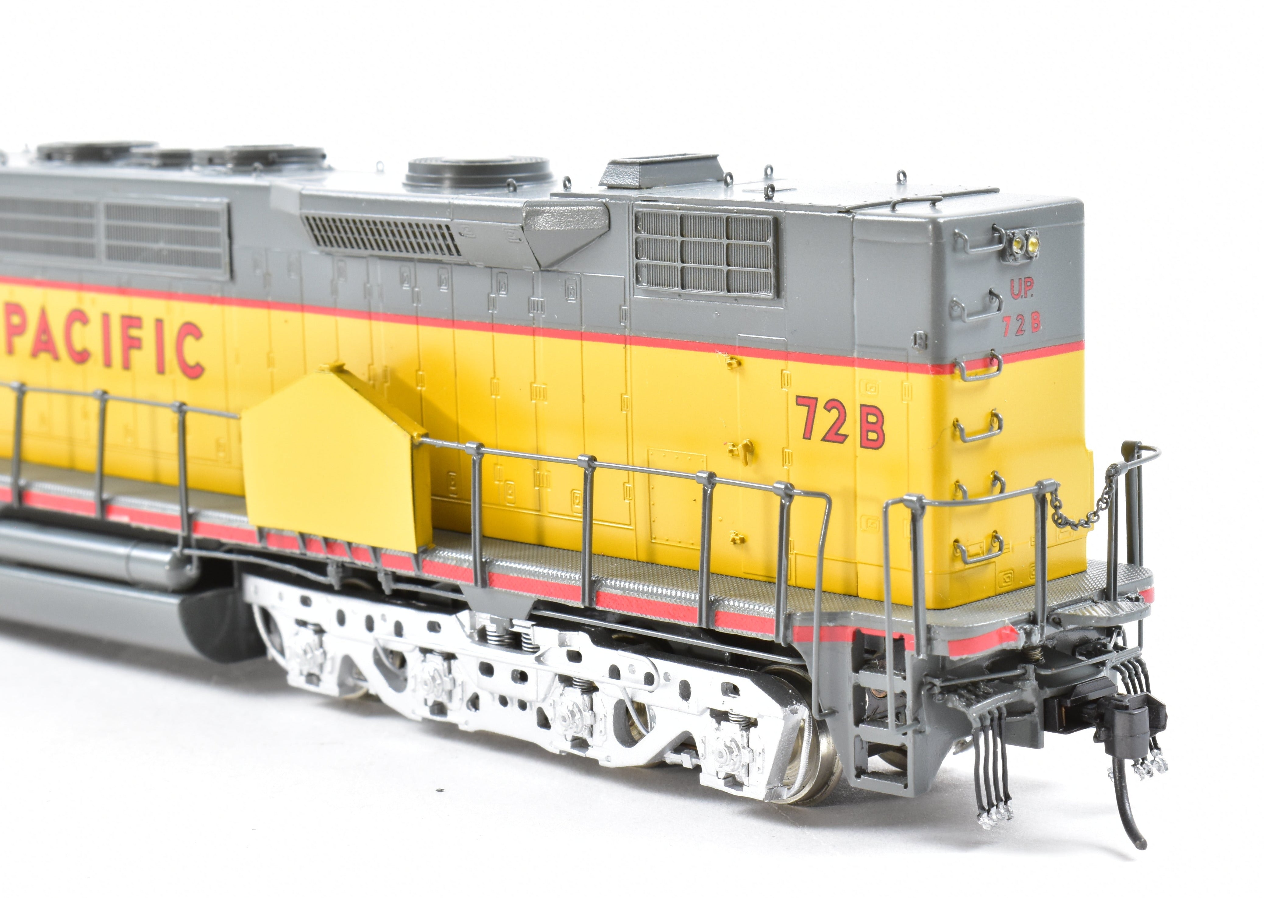 HO Scale Brass Locomotive - Overland Models, Inc. (OMI) Union Pacific (UP) Modernized DD35 B with Sand Boxes and Factory - Equivalent Custom Painting