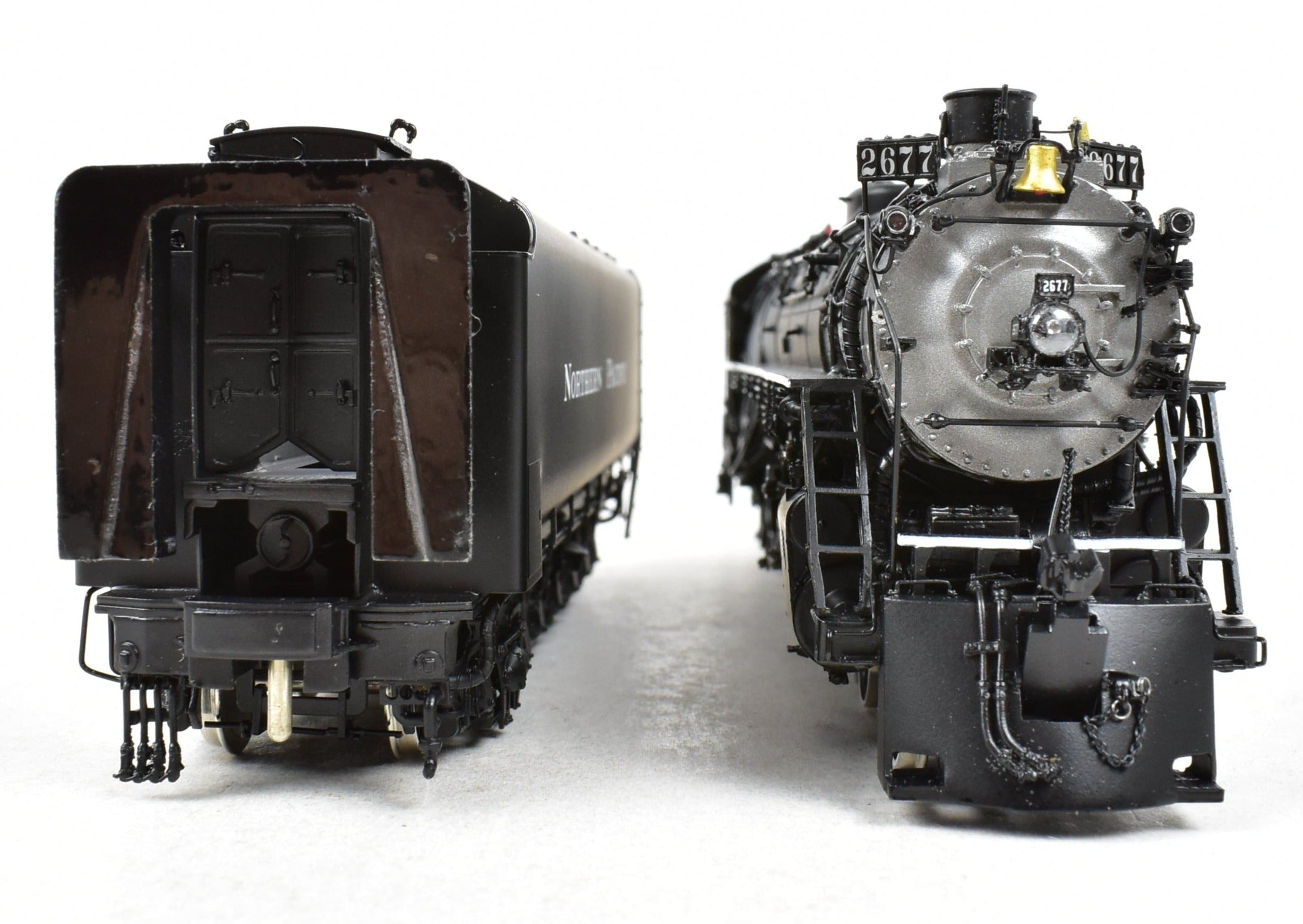 HO Scale Brass Model Train - Precision Scale Co. (PSC) Northern Pacific A-4 4-8-4 Northern FP Locomotive No. 2677