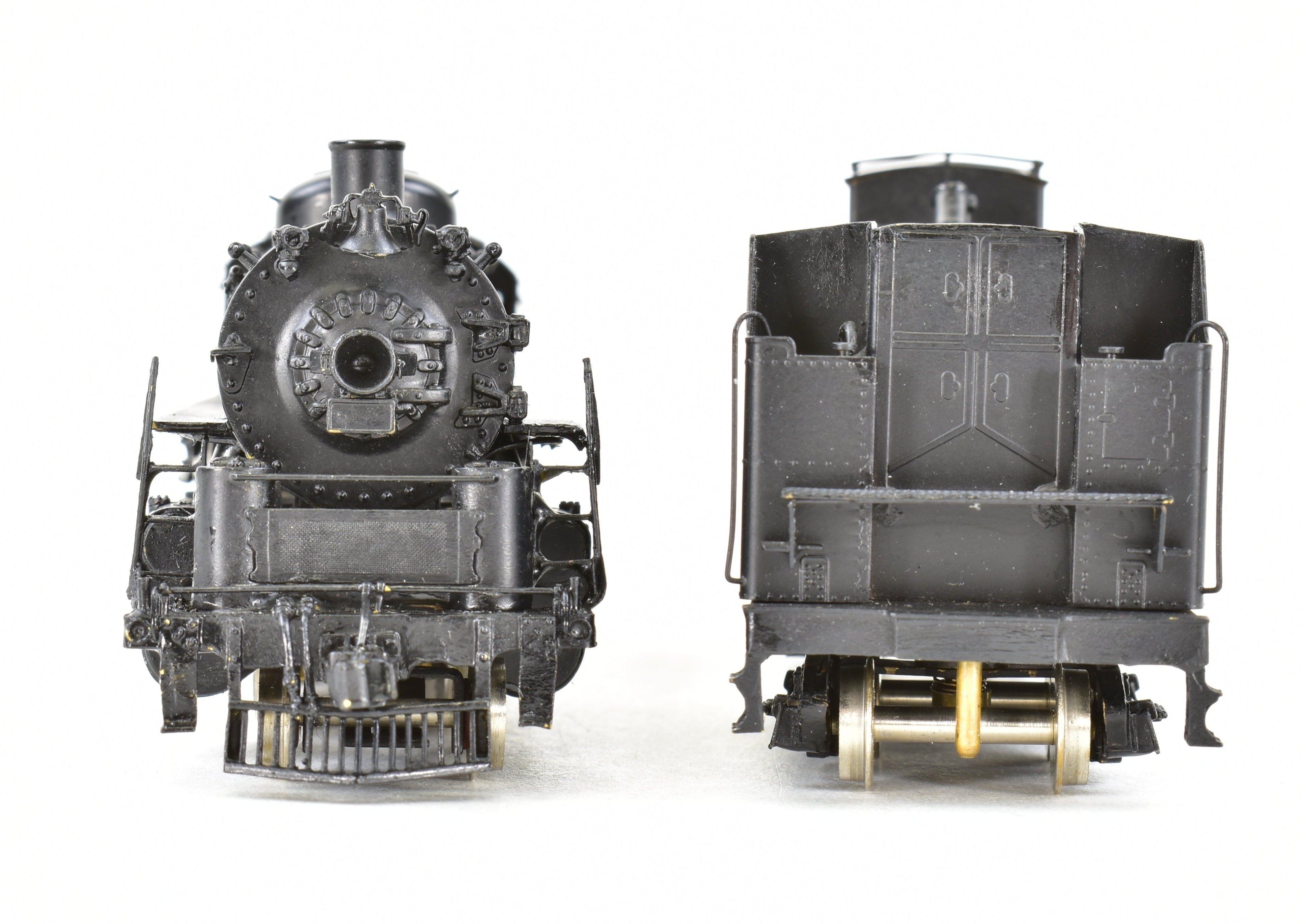 HO Scale Brass Hallmark Midland Valley 2-8-2 #601 with All-Black Custom Paint