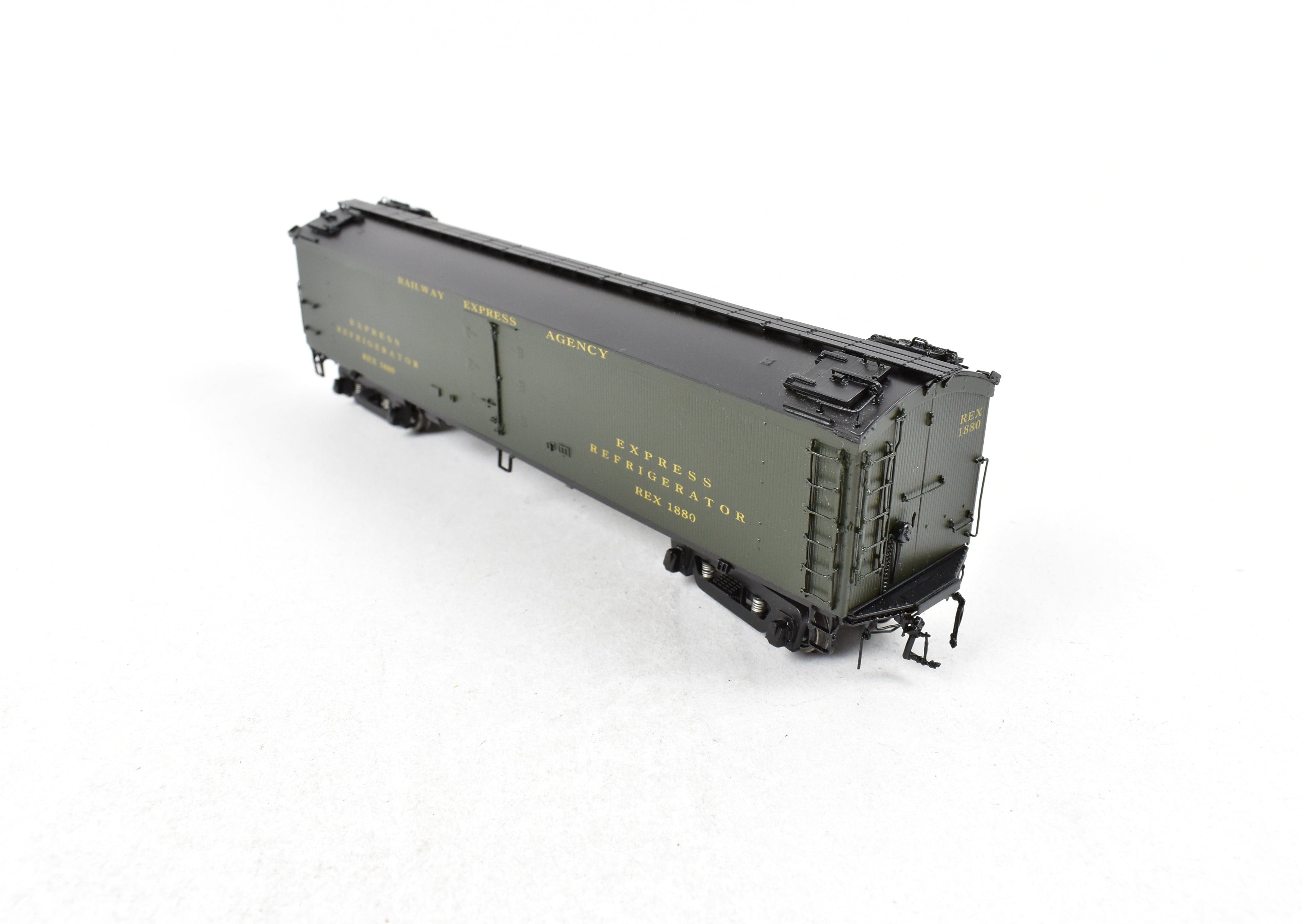 HO Brass Precision Scale Co. REA Railway Express Agency BR Class 53' 6 Reefer Brake System Model