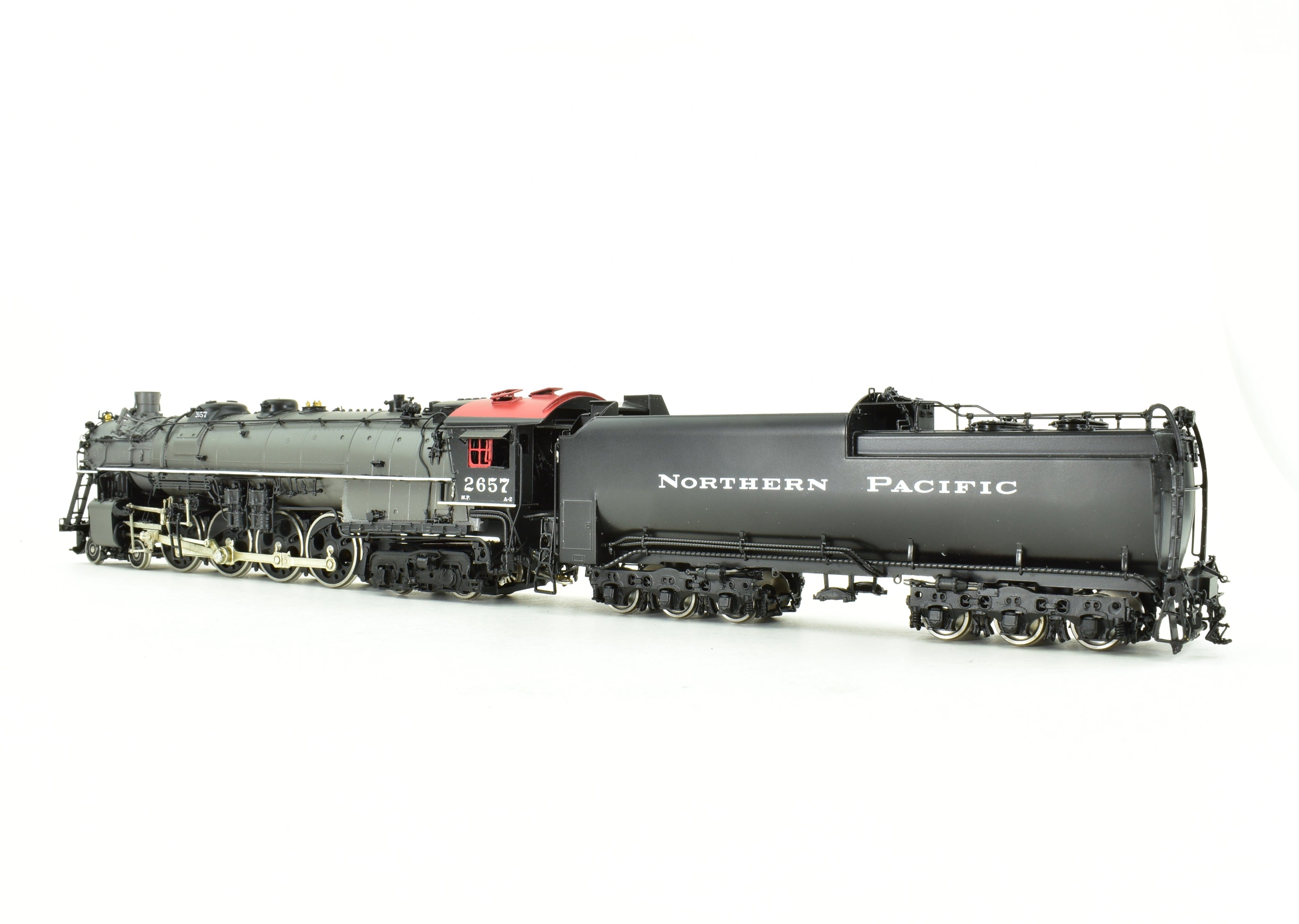 HO Scale Brass Model Train - W&R Enterprises NP Northern Pacific Class A-2 4-8-4 Limited Edition No. 3 with TCS DCC & Sound System