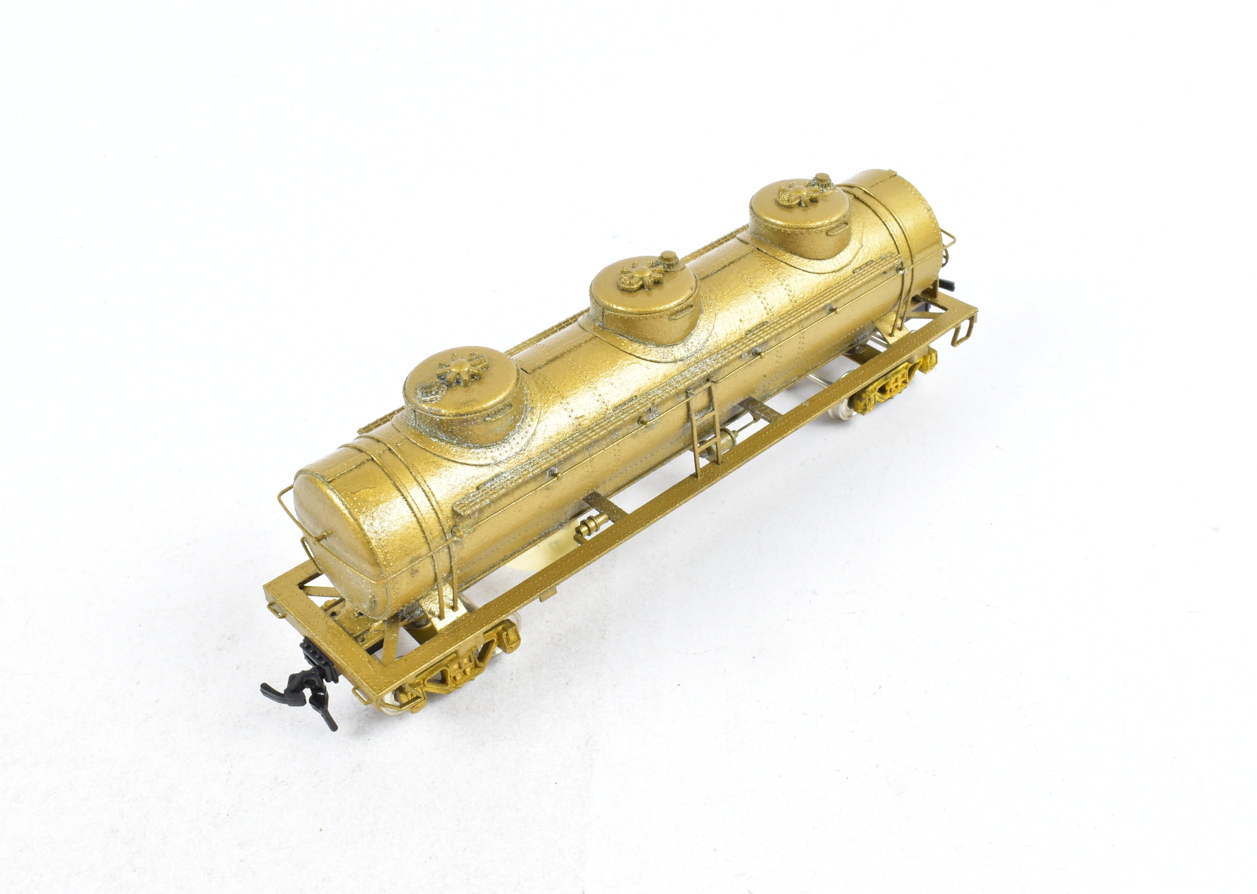 HO Scale Brass Gem Models 42-Foot 3-Dome Tank Car for Model Railroads - Various Road Versions