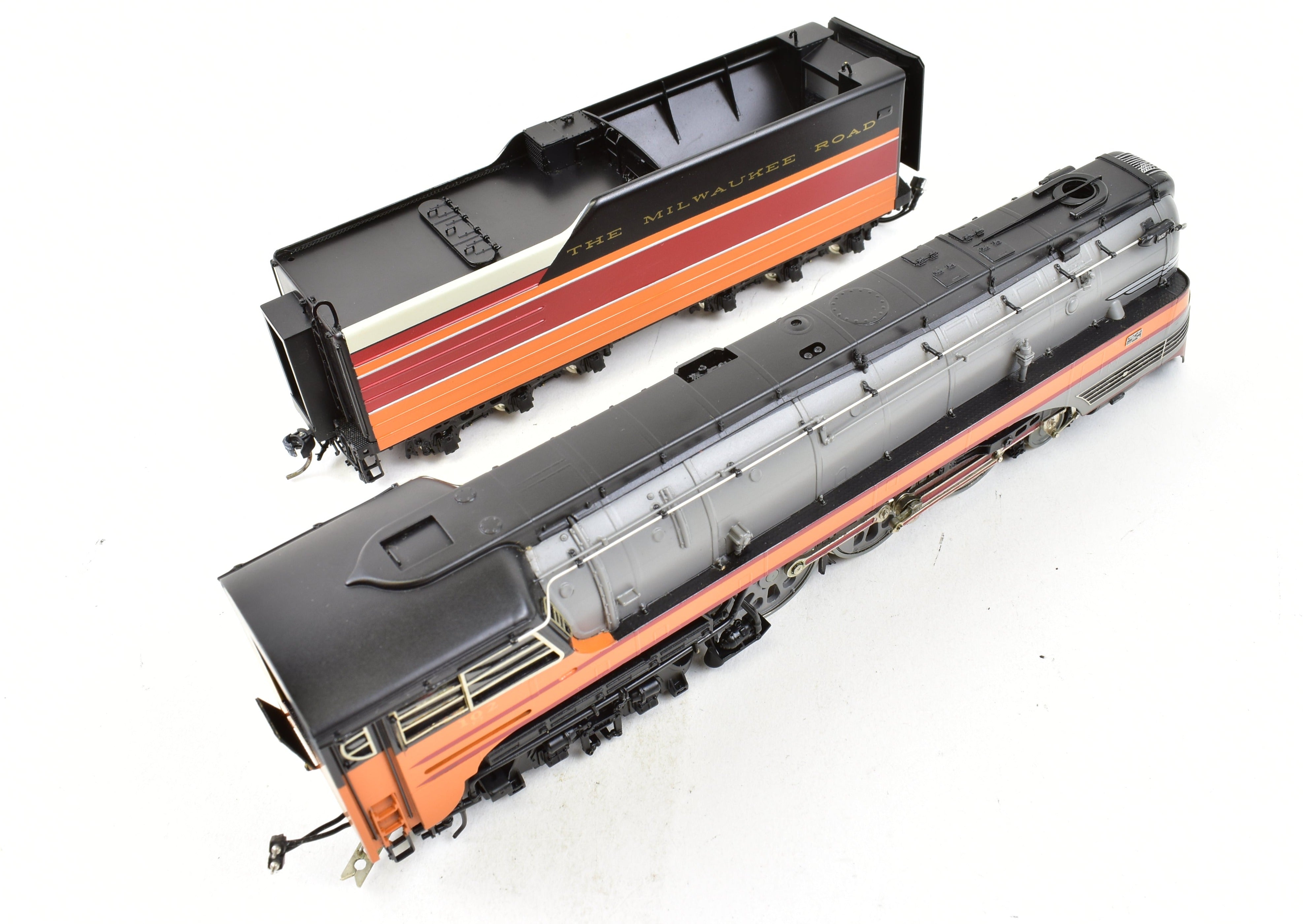 HO Scale Brass Precision Scale Co. Model Train - Milwaukee Road 4-6-4 F-7 Hudson Steam Locomotive As Built #102