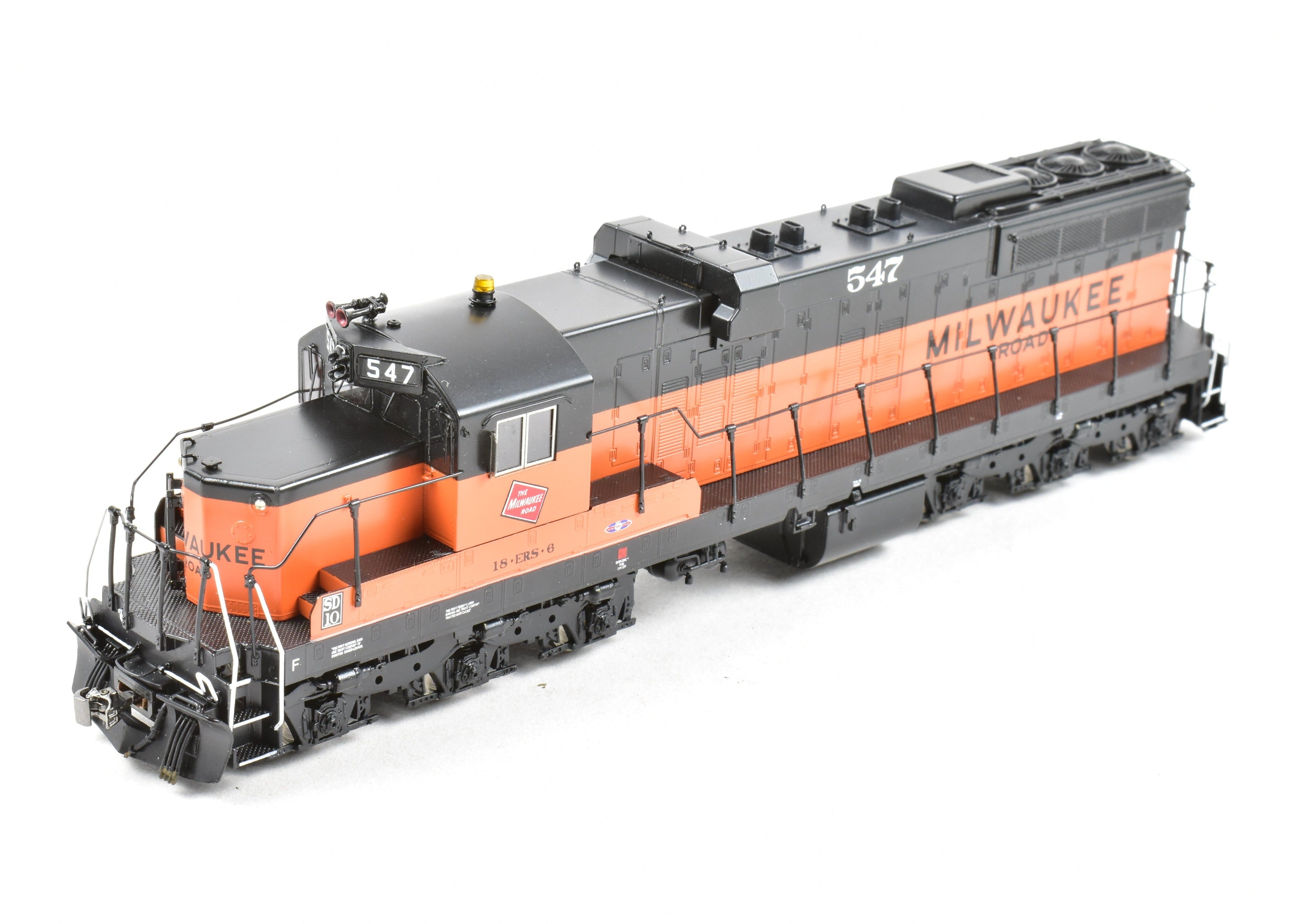 HO Scale Brass OMI Milwaukee Road EMD SD10 #547 Factory Painted with DCC