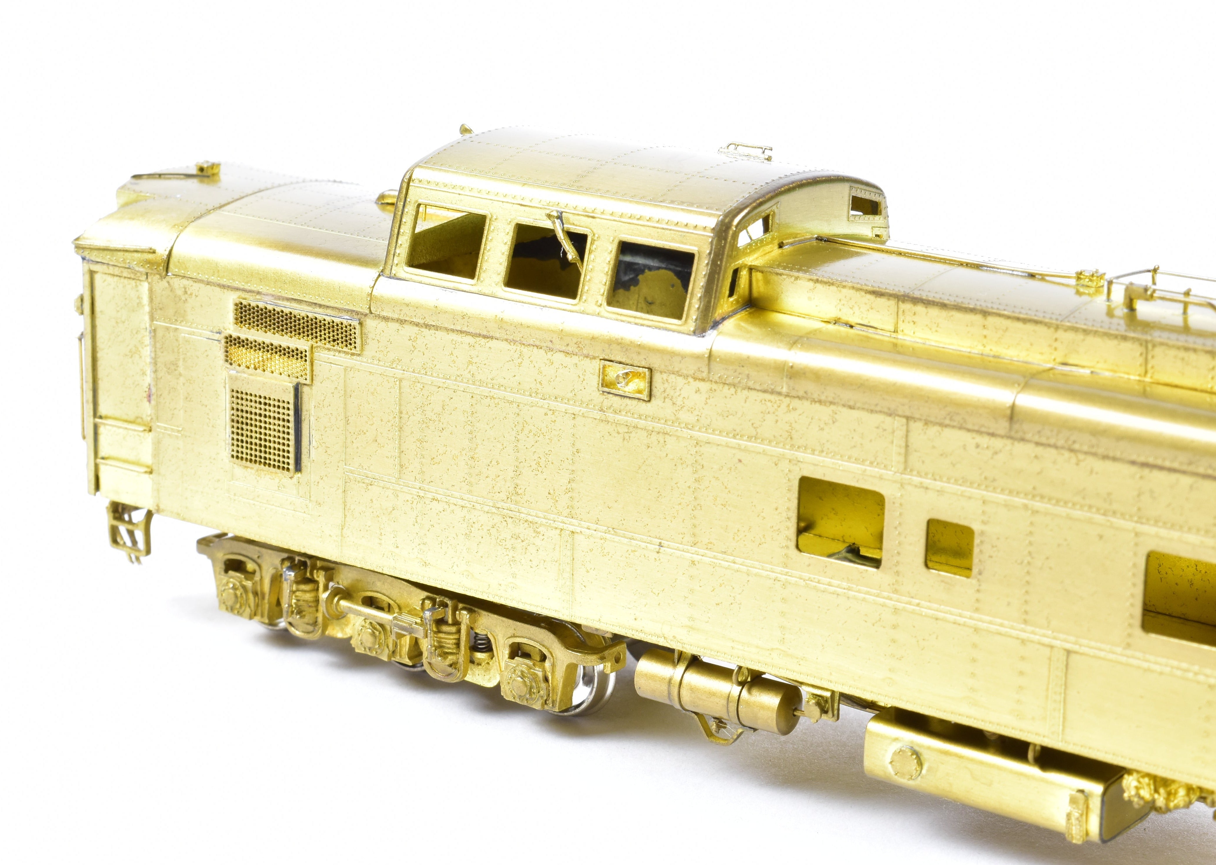 HO Scale Brass Dynamometer Car Model - Overland Models, Inc. Union Pacific #210 in Modernized Configuration