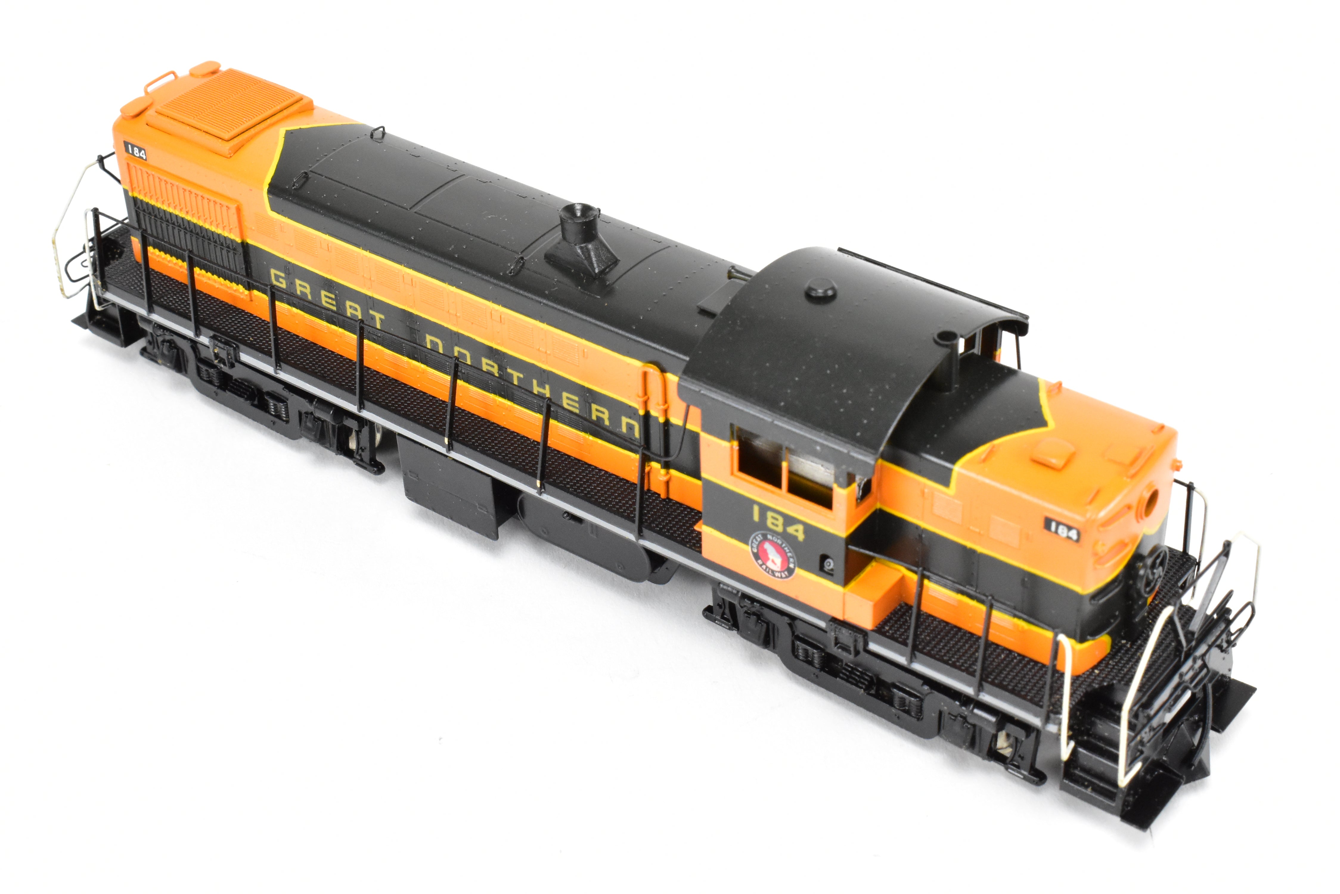 HO Scale Brass ALCO RS-1 Road Switcher Model in Great Northern Green/Orange #184
