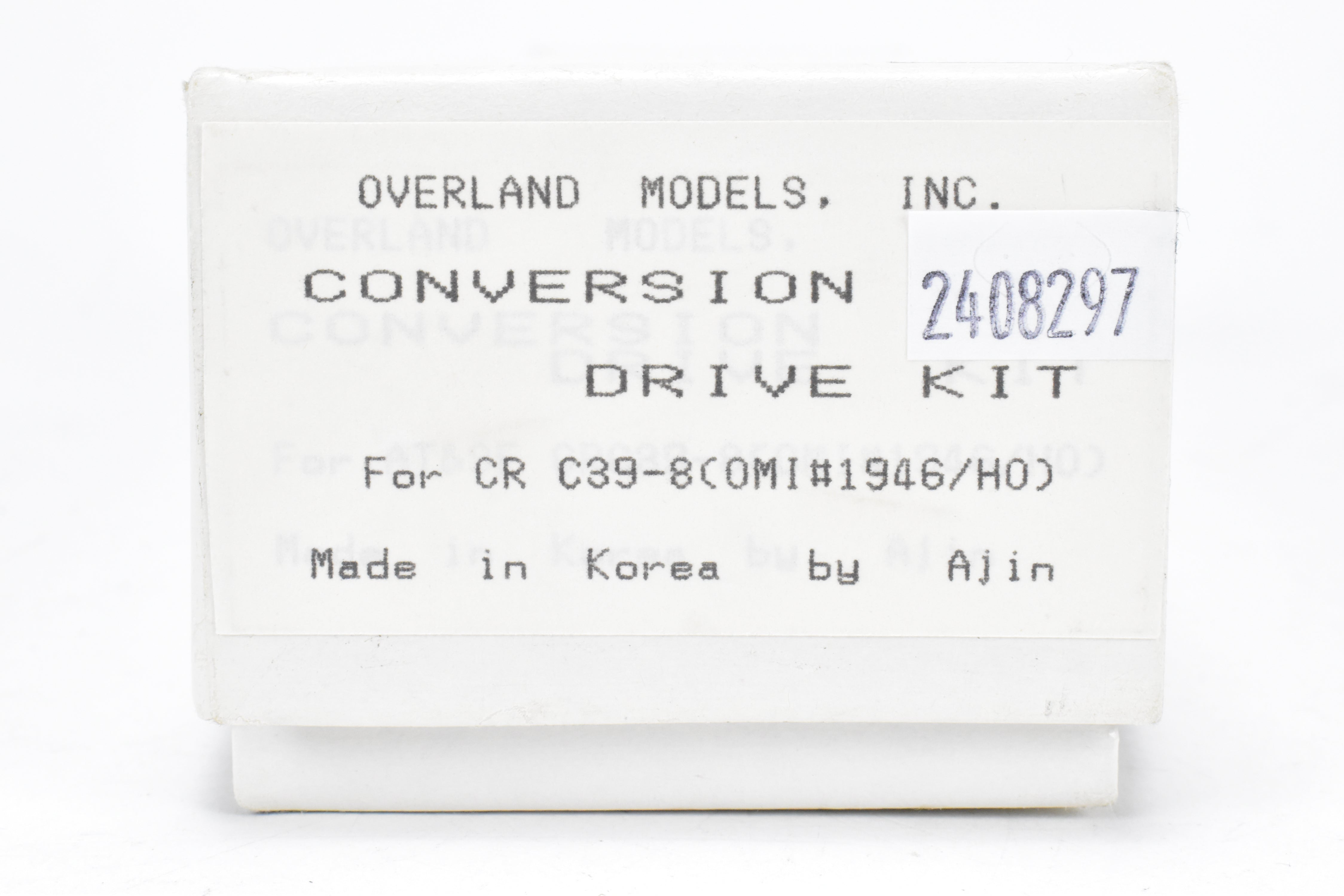 HO Scale Brass Conversion Drive KIT by Overland Models, Inc. (OMI) for NS - Norfolk Southern and CR - Conrail GE C39 - 8 Tank Drive Model Trains
