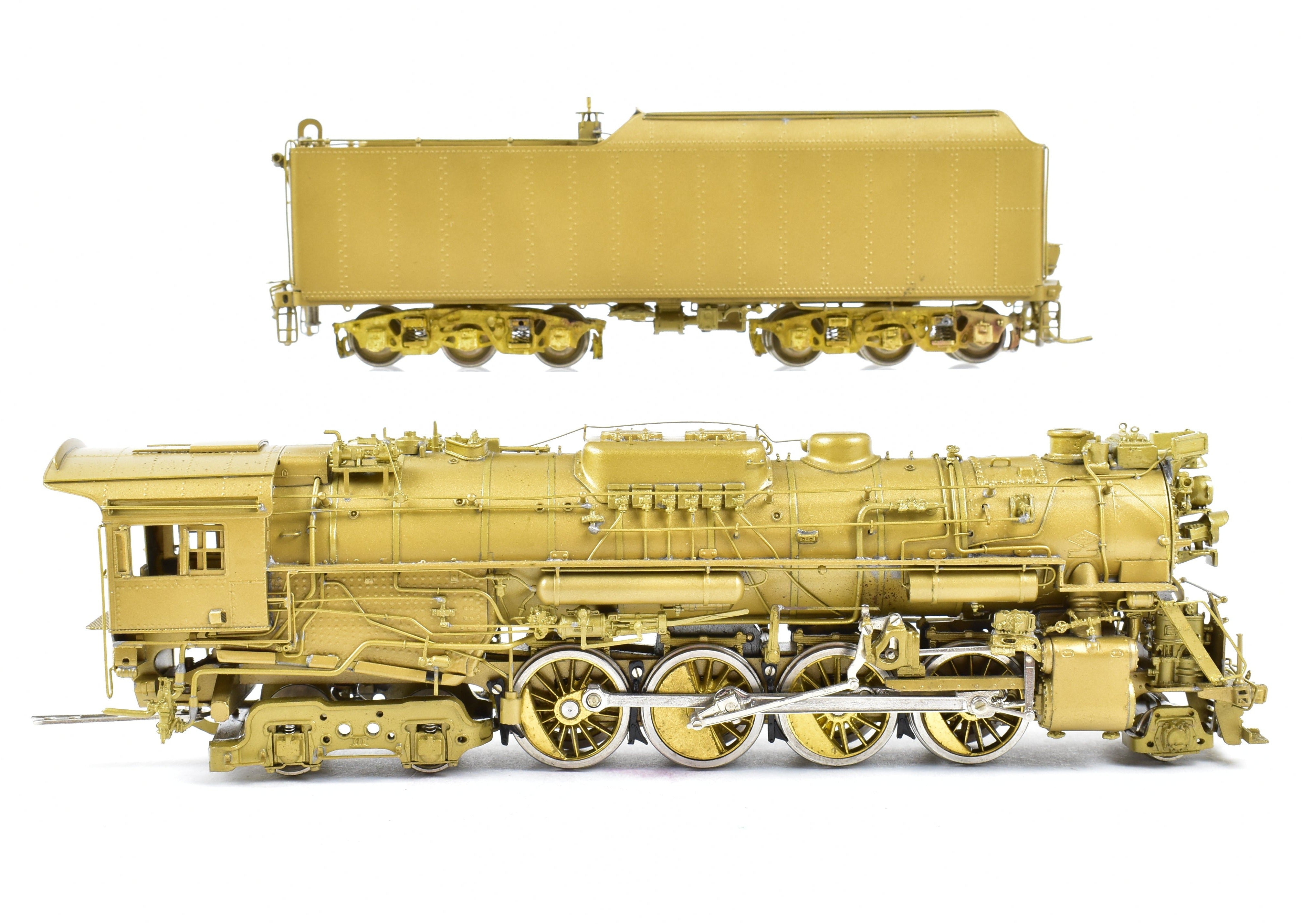 HO Scale Brass Model Train - Overland Models, Inc. NKP - Nickel Plate Road S-2 2-8-4 Berkshire Steam Locomotive Replica