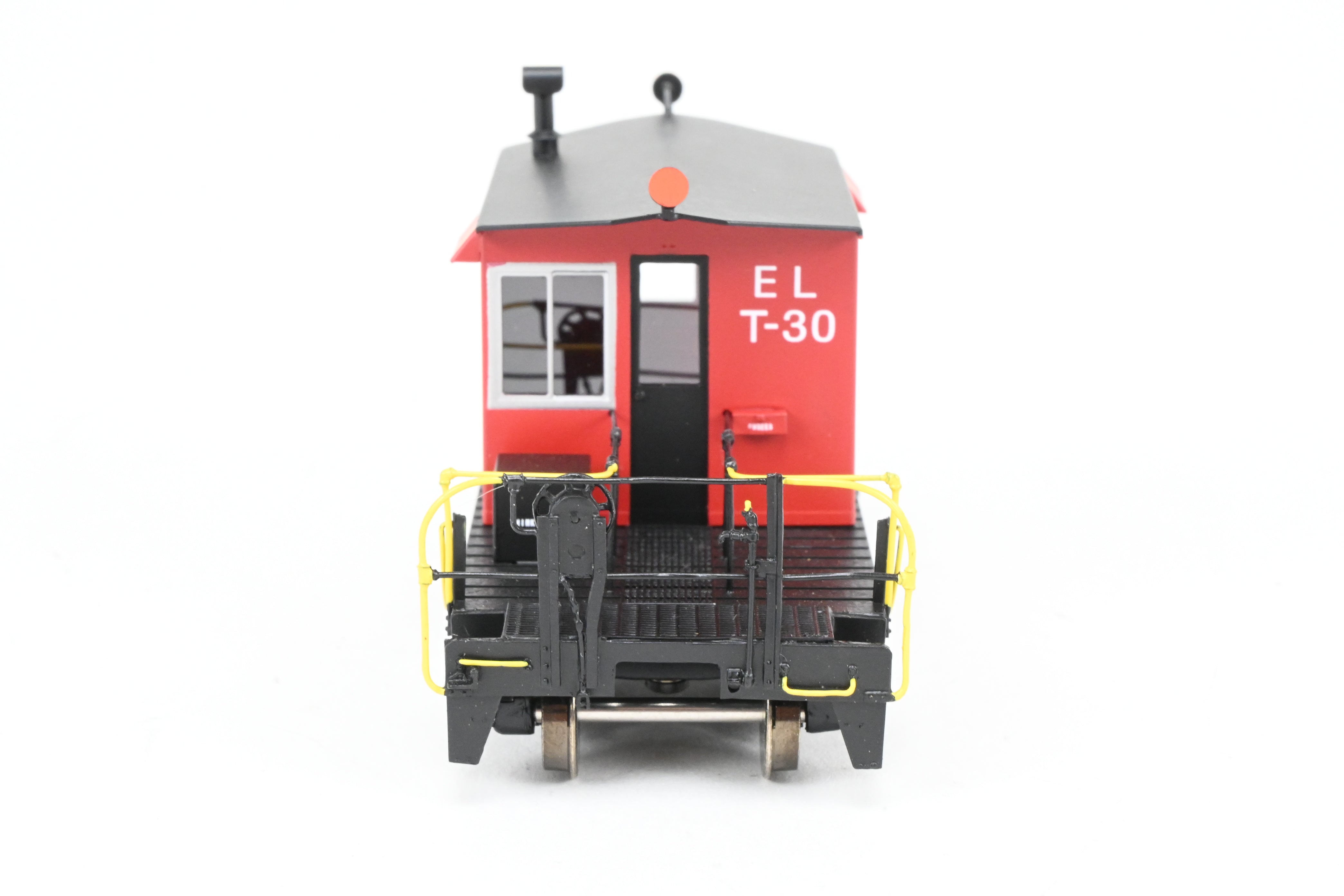HO Brass OMI Erie Lackawanna Factory-Painted Transfer Caboose No. T-30