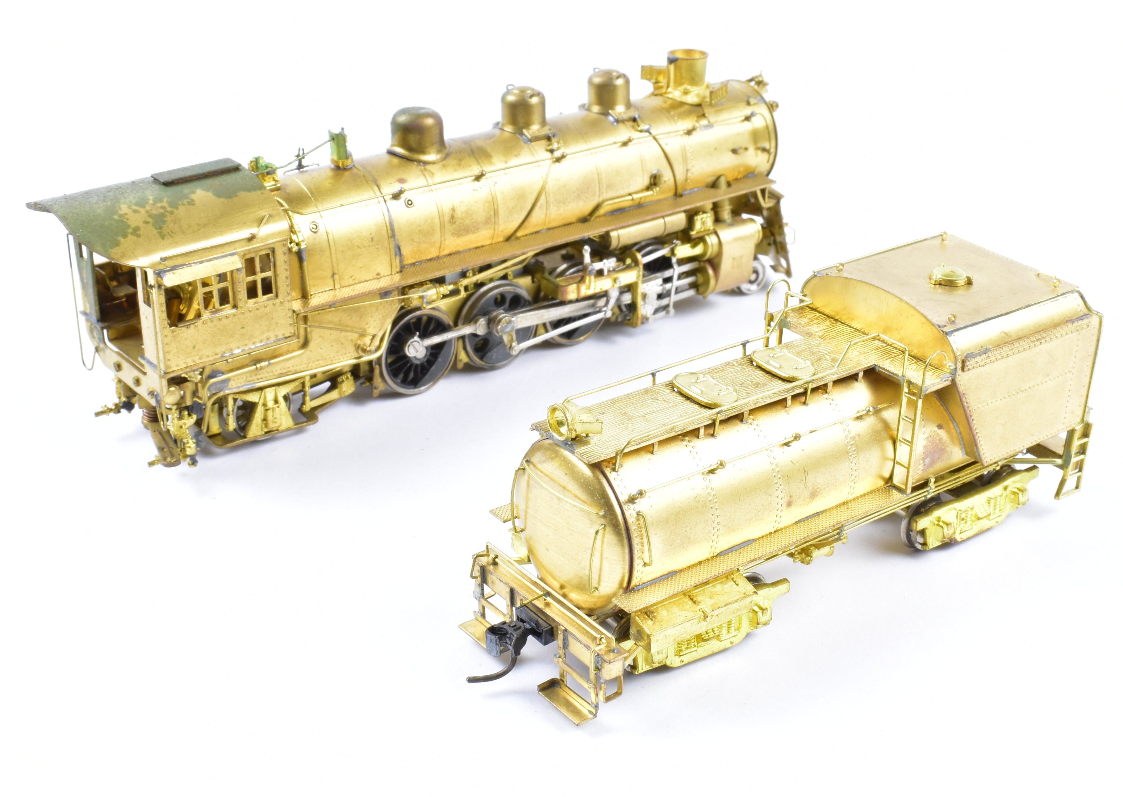 HO Scale Brass Balboa Union Pacific MK - 6 2 - 8 - 2 Mikado Steam Locomotive Snow Plow Pilot Model