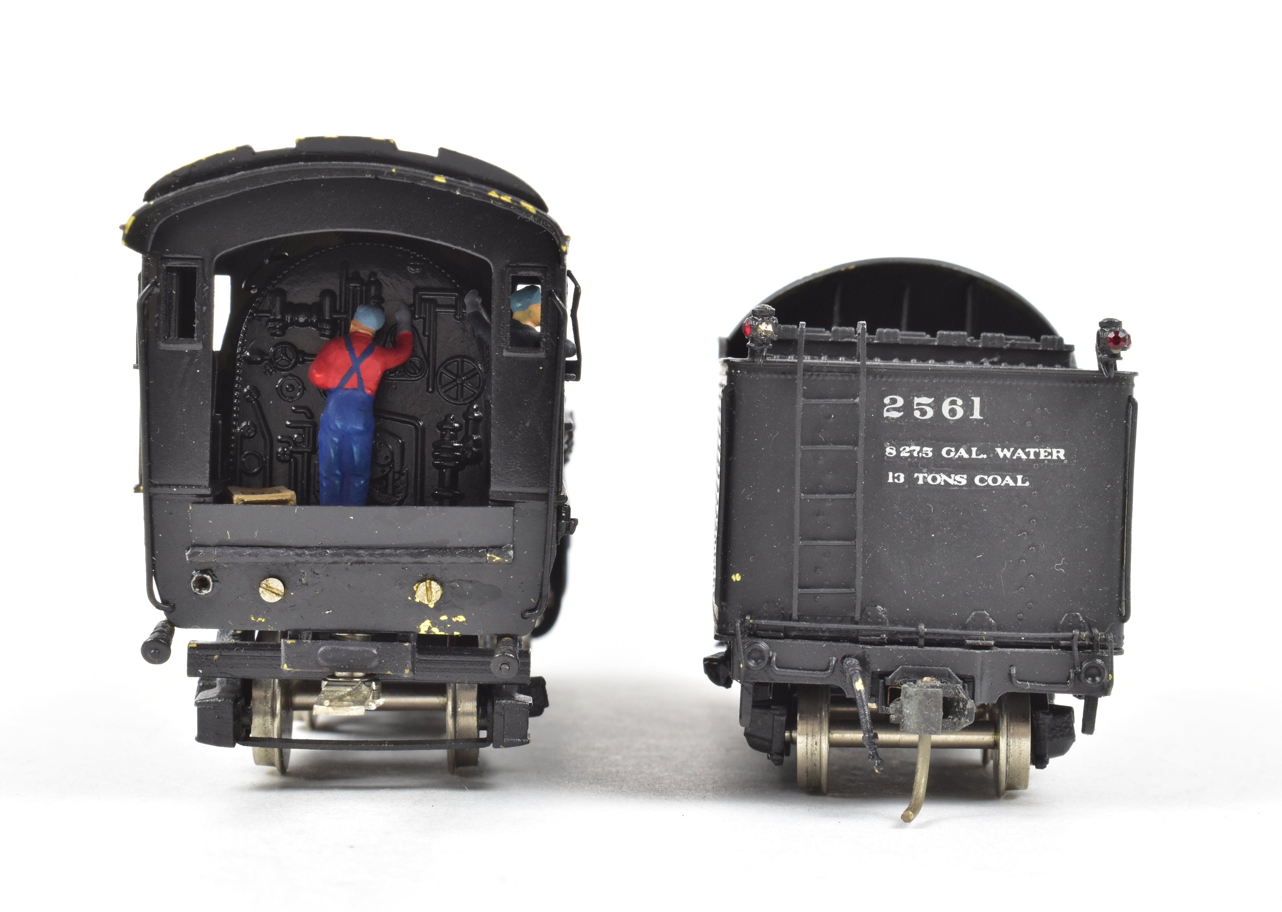 HO Scale Brass Model Train - Overland Models Chicago & North Western J - A 2 - 8 - 2 Mikado Locomotive in AS - IS Condition