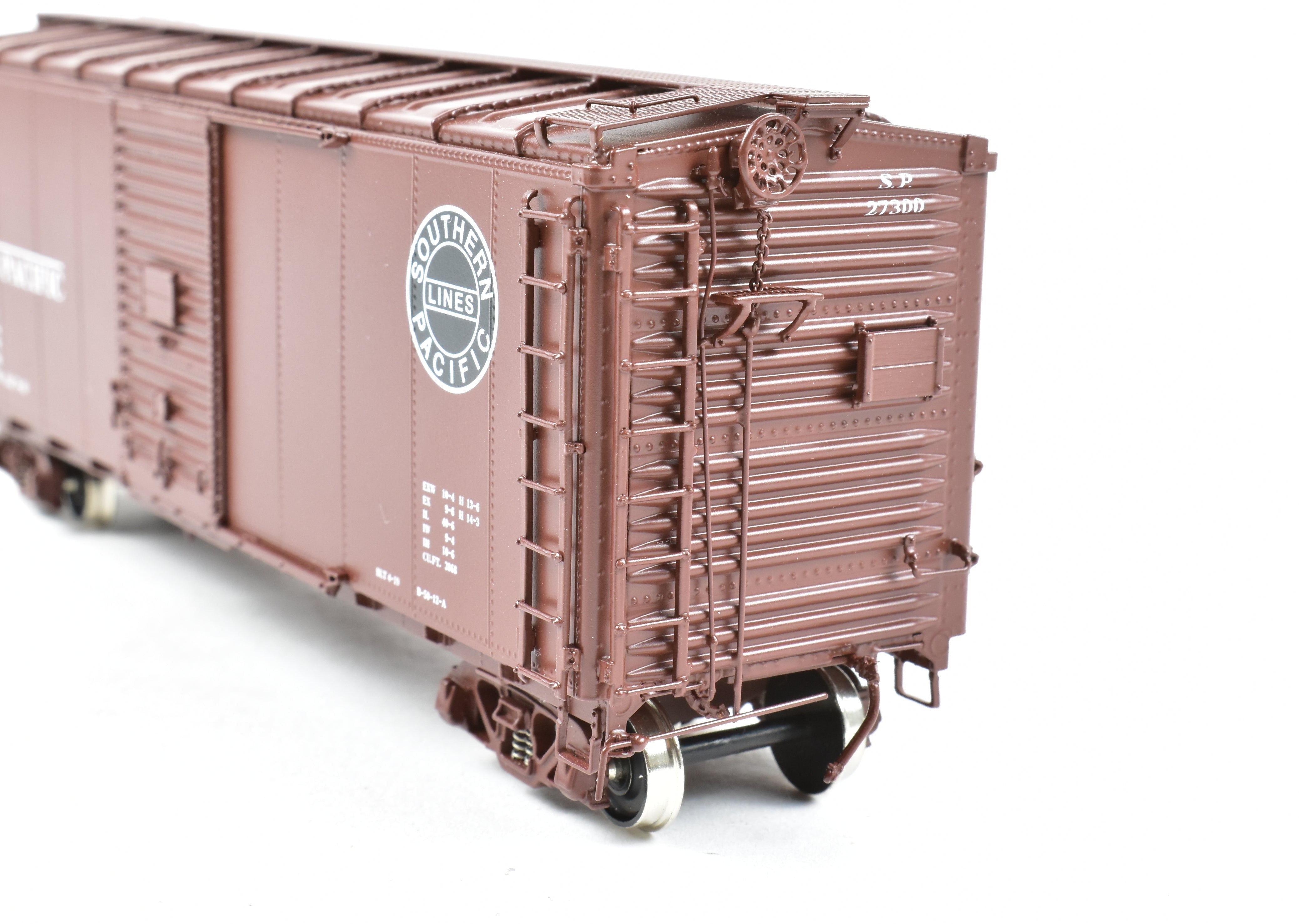High - Quality HO Scale Brass CIL - Challenger Imports Southern Pacific Class B - 50 - 12 - A Rebuilt Steel - Sided Box Car with Factory Painting