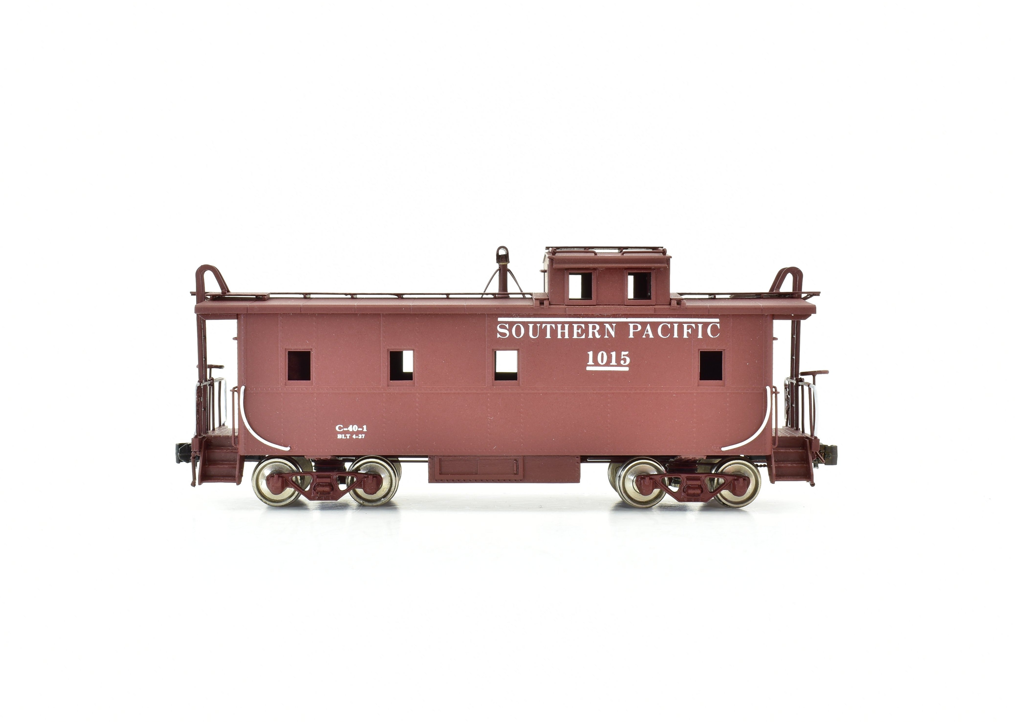 HO Brass Precision Scale Co. Southern Pacific C-40-1 Steel Cupola Caboose Model