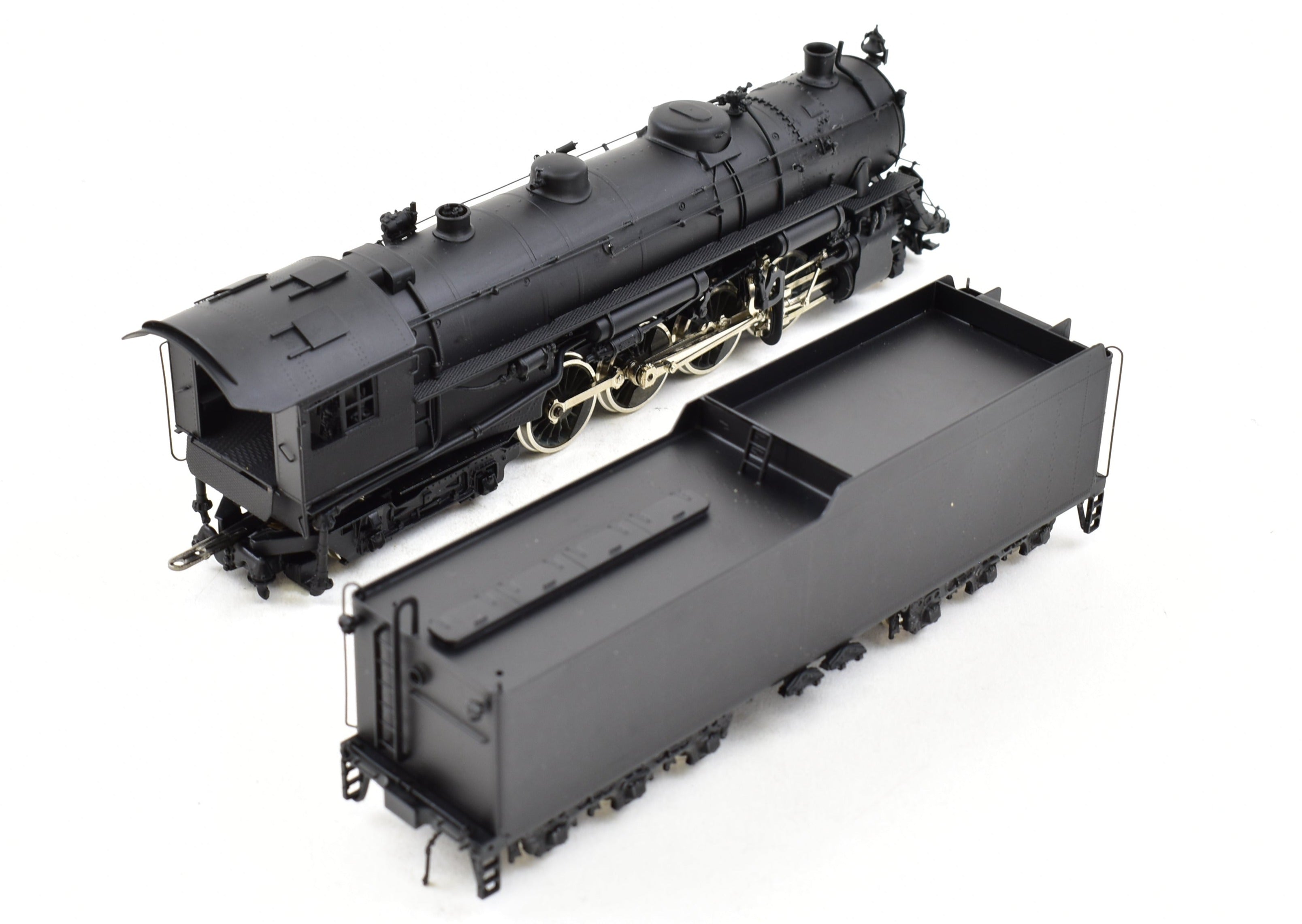 HO Scale Brass Model Train - Oriental Limited Erie Railroad S - 3 2 - 8 - 4 Locomotive with Spoked Drivers and FP Features