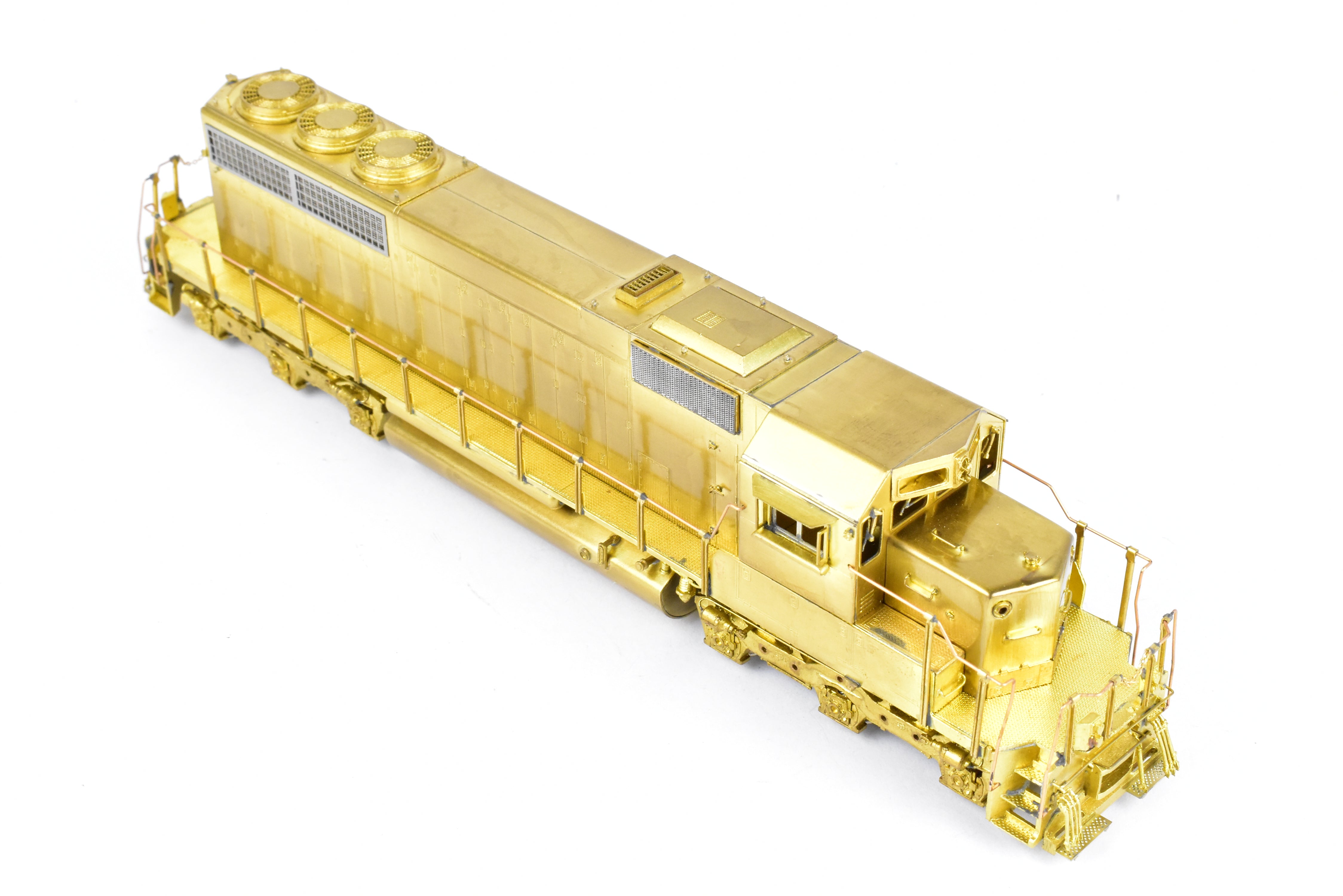 HO Scale Brass Locomotive Model by Overland Models Inc. (OMI) - EMD SD40 without Dynamic Brakes and with High Mounted Brake Cylinders for Various Railroads