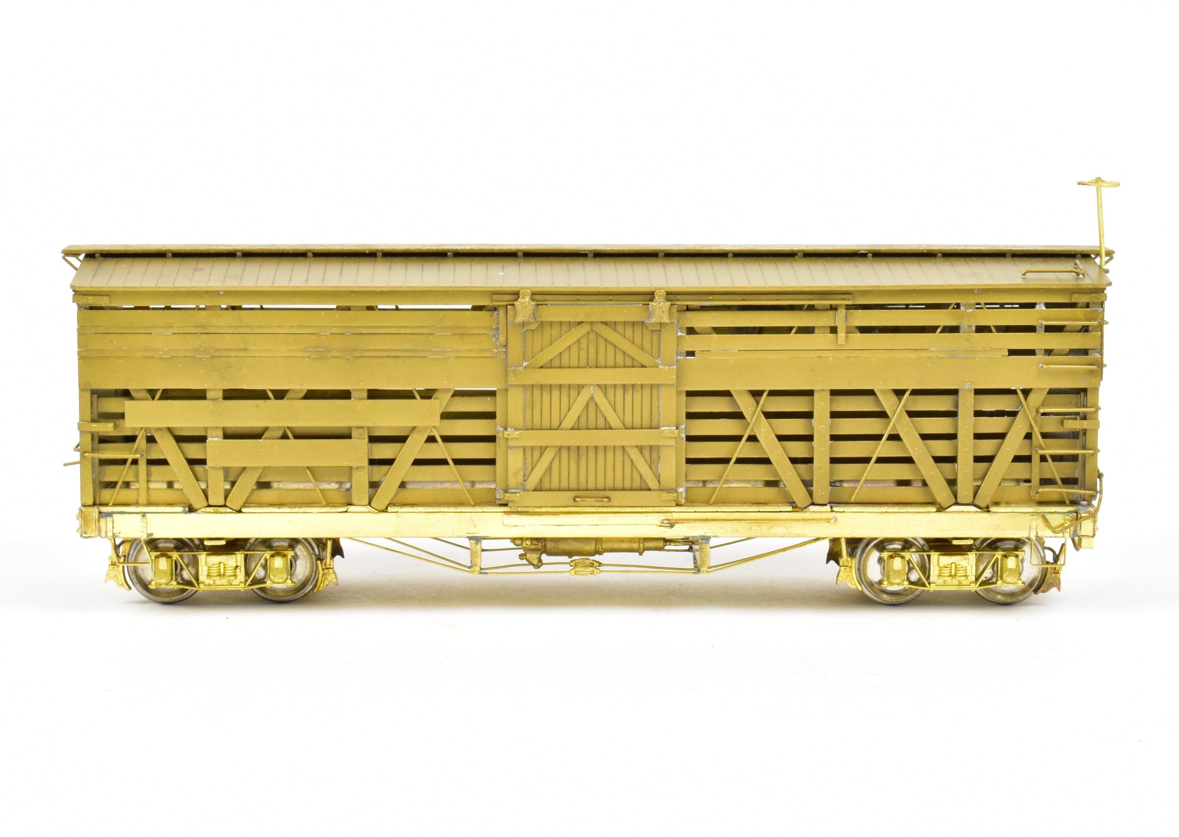 Empire Midland On3 Brass Denver & Rio Grande Western 30' Stock Car Model