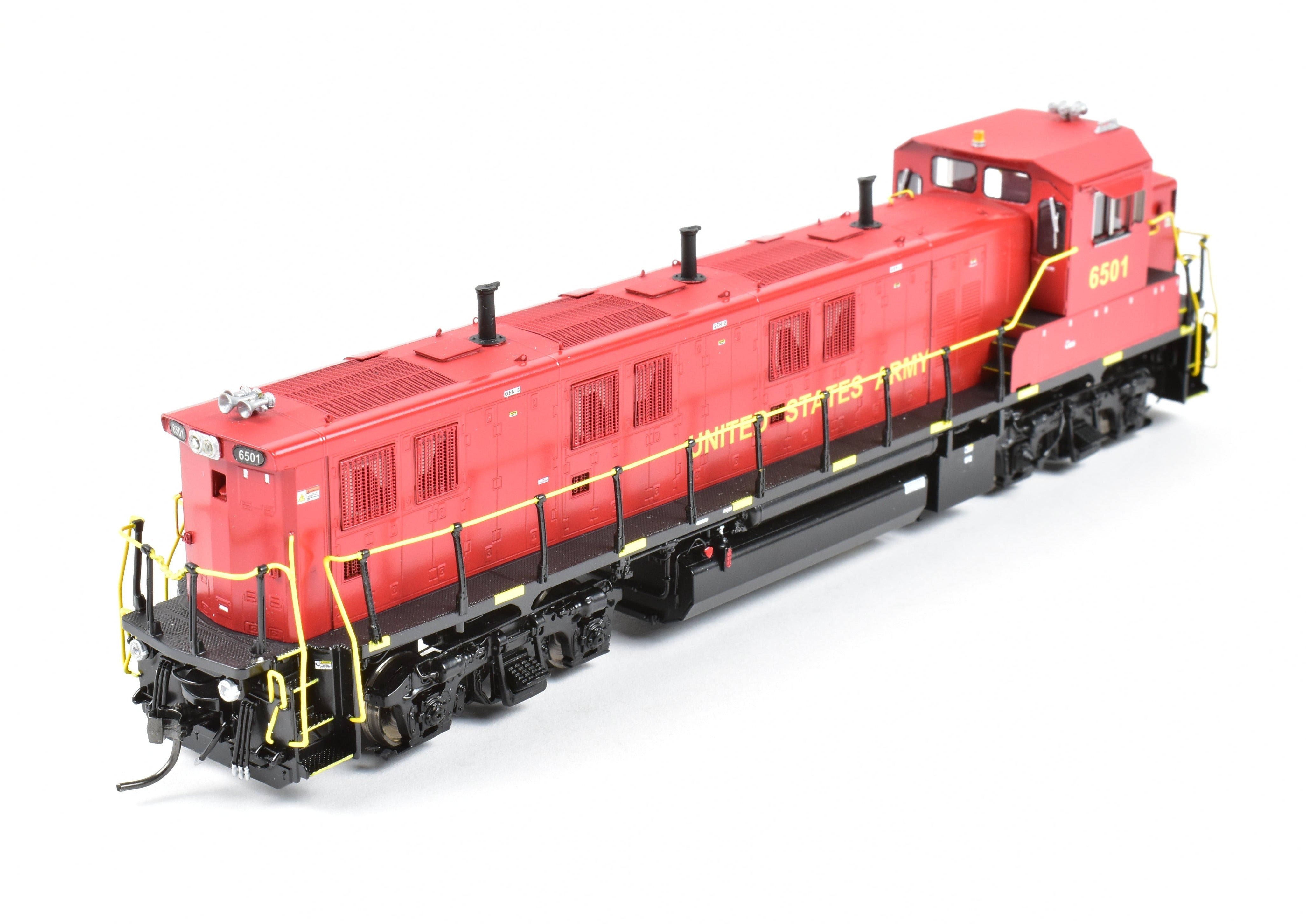 HO Scale Brass Model - Overland Models Inc. USAX U.S. Army 3GS21B Genset Factory Painted #6501 from American Model Train Collection