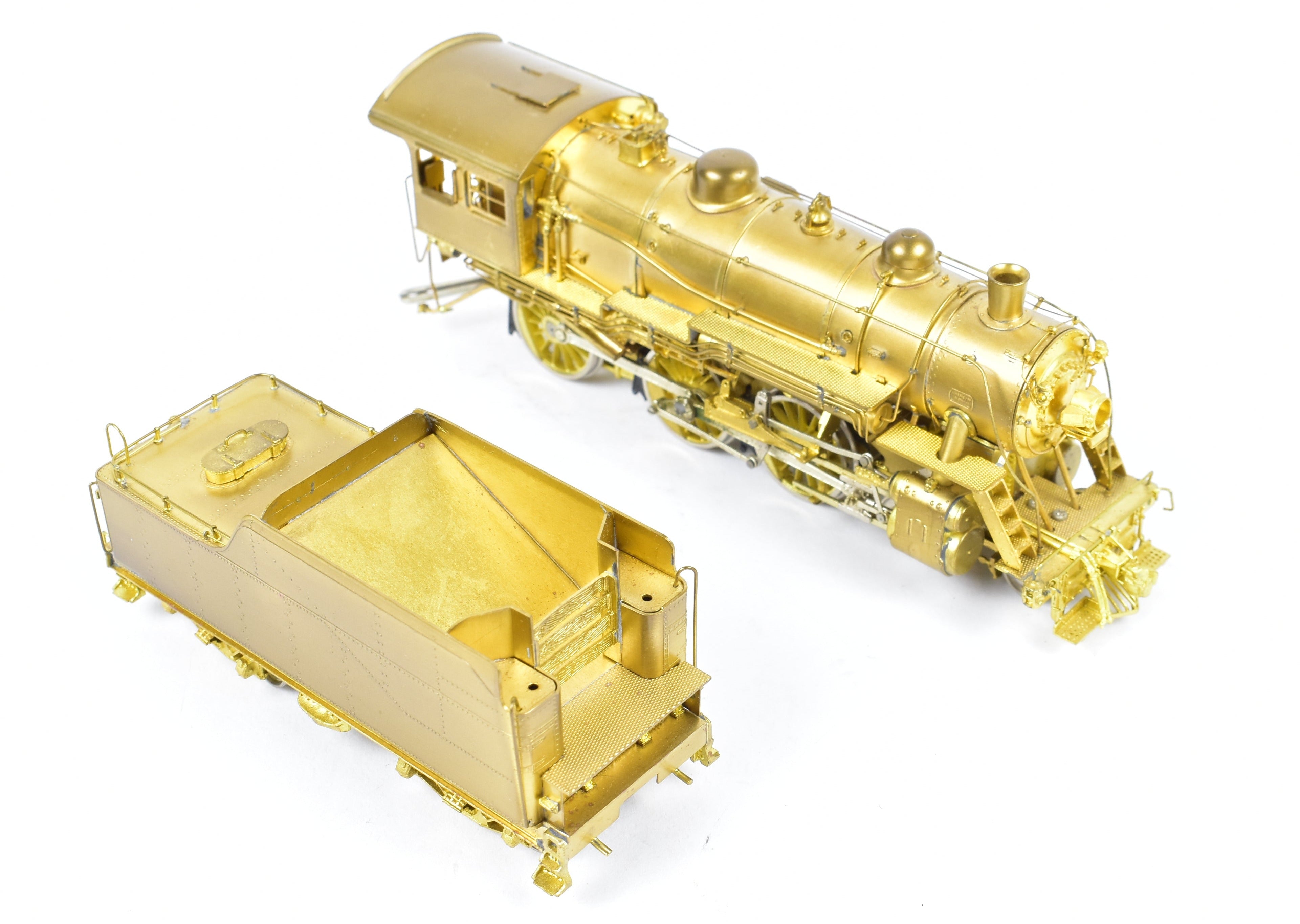 HO Scale Brass Model Train - Overland Models Inc. Rutland Railroad F - 2j 4 - 6 - 0 Locomotive Series #74 - 79
