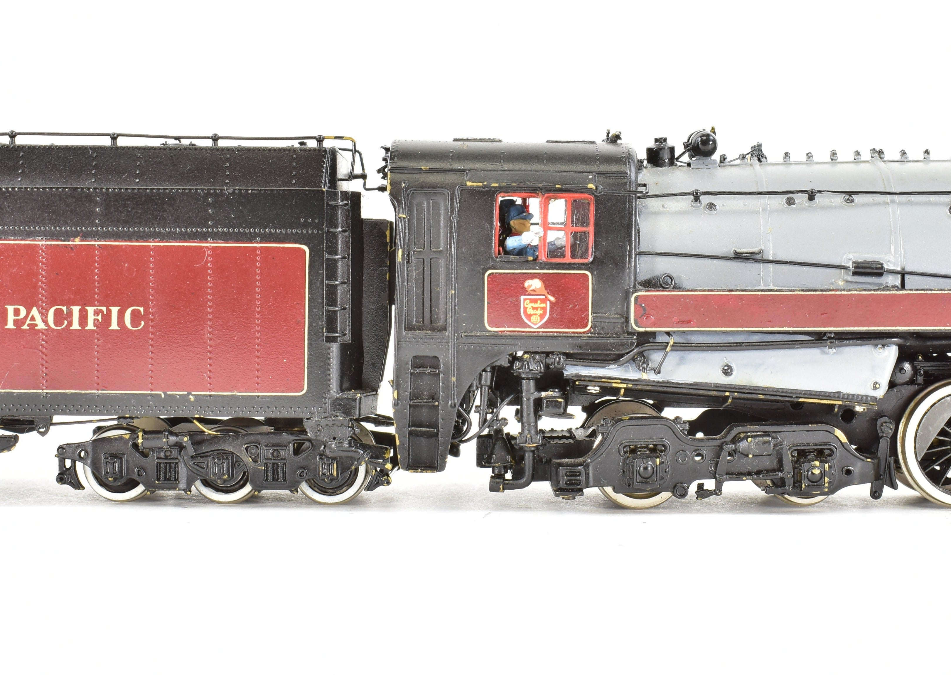 HO Scale Brass Model Train - Van Hobbies Canadian Pacific Railway T-1c 2-10-4 Selkirk with Custom Painting
