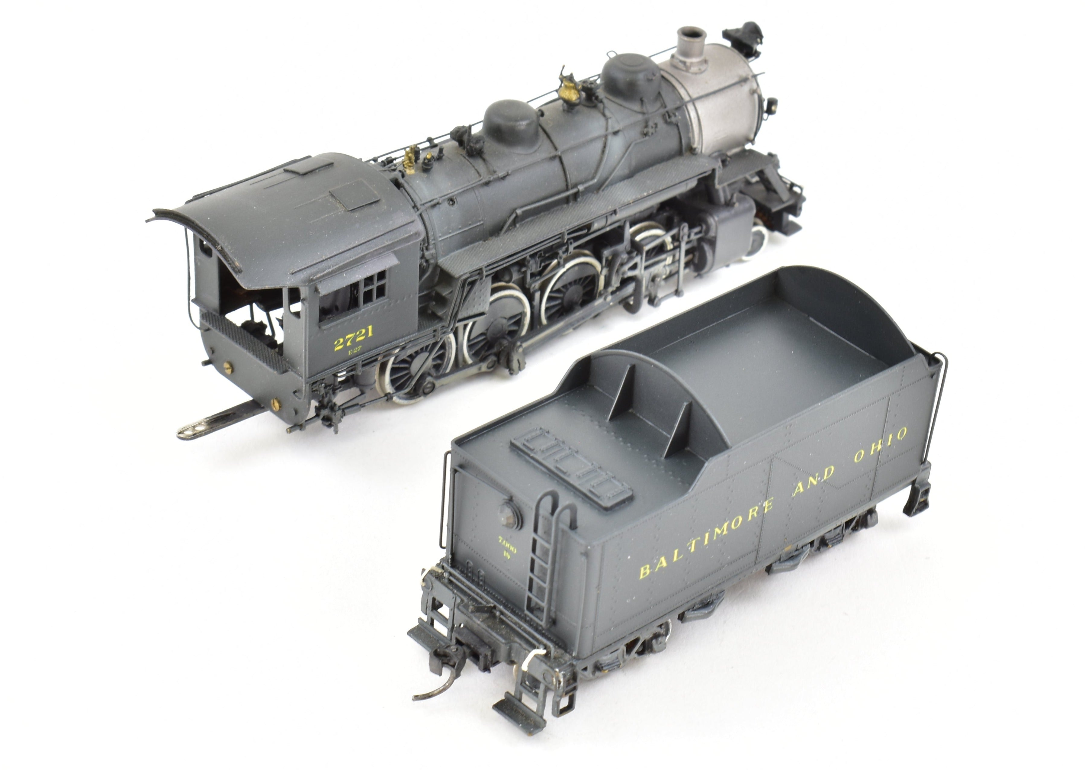 HO Brass PFM - United B&O Baltimore & Ohio E-27ca 2-8-0 Custom Painted Can Motor Model