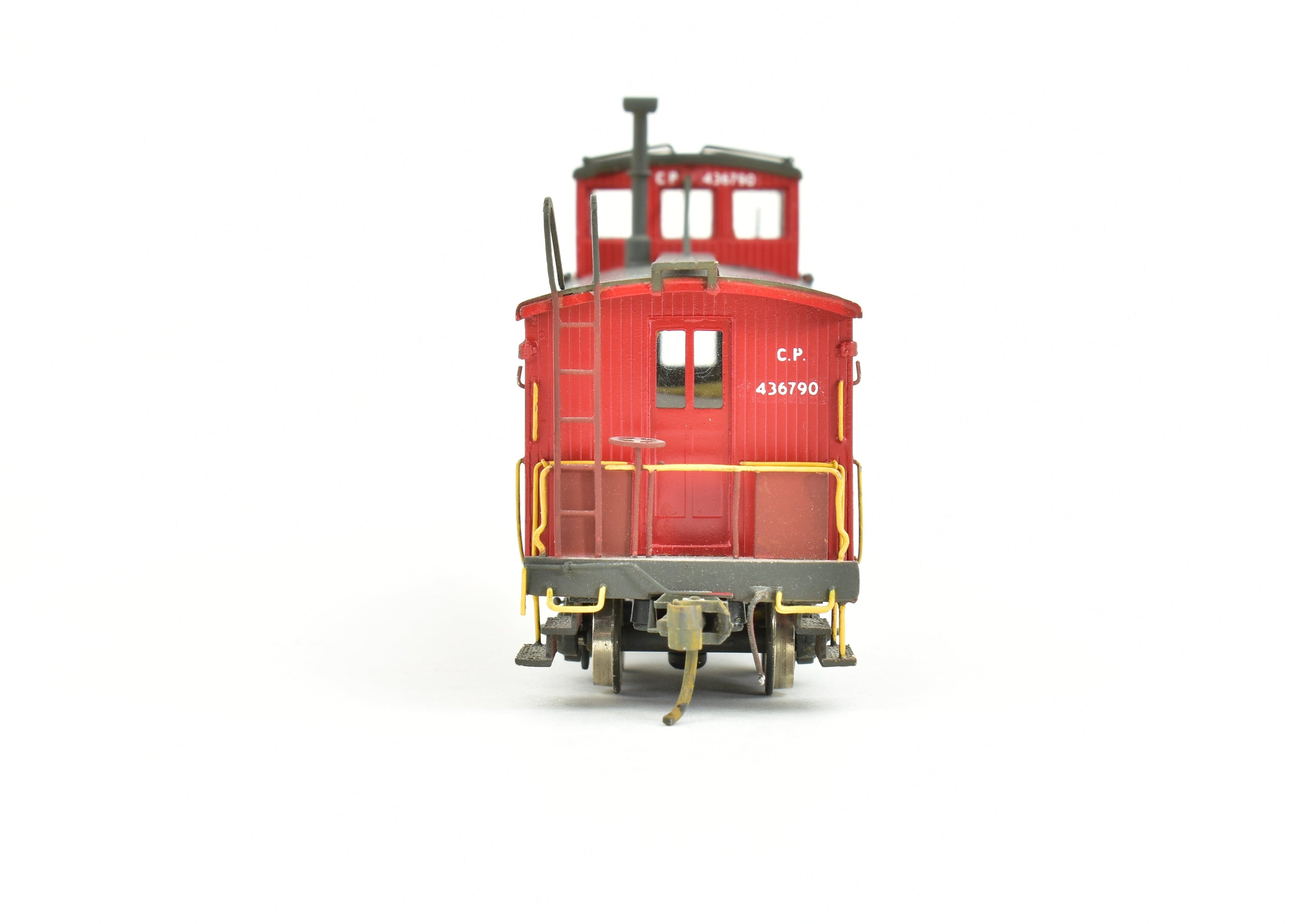 Custom Painted HO Brass Van Hobbies Canadian Pacific Railway Wood Sheathed Caboose