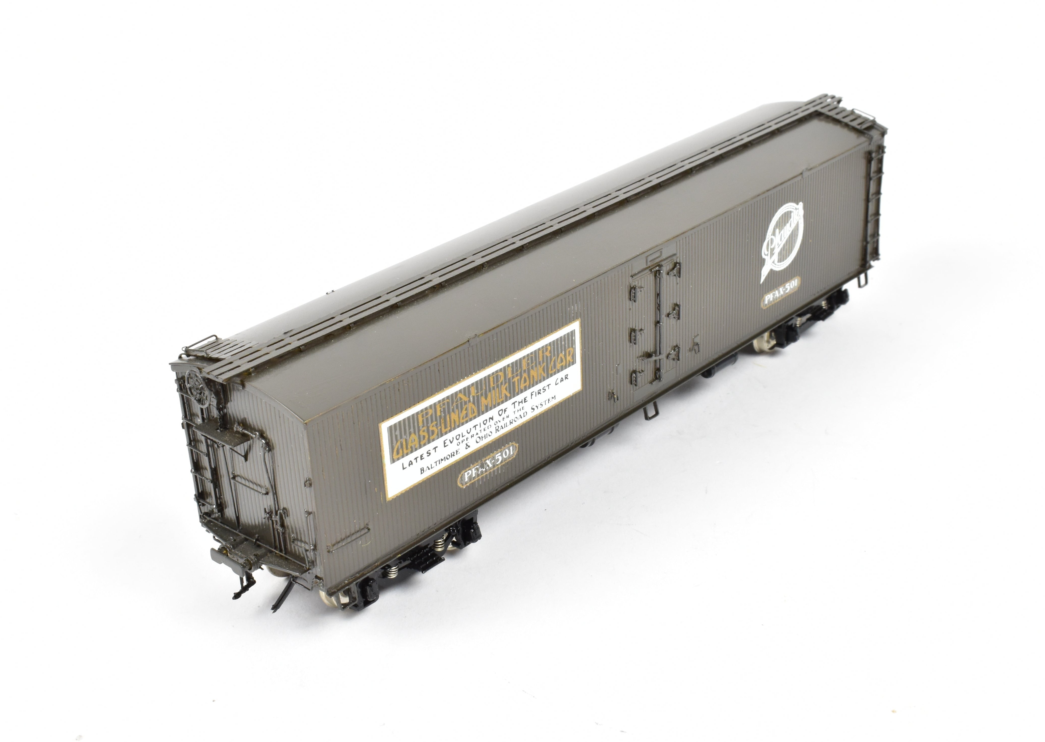 1987 HO Brass Precision Scale Co. 50' Pfaudler Milk Tank Car Model
