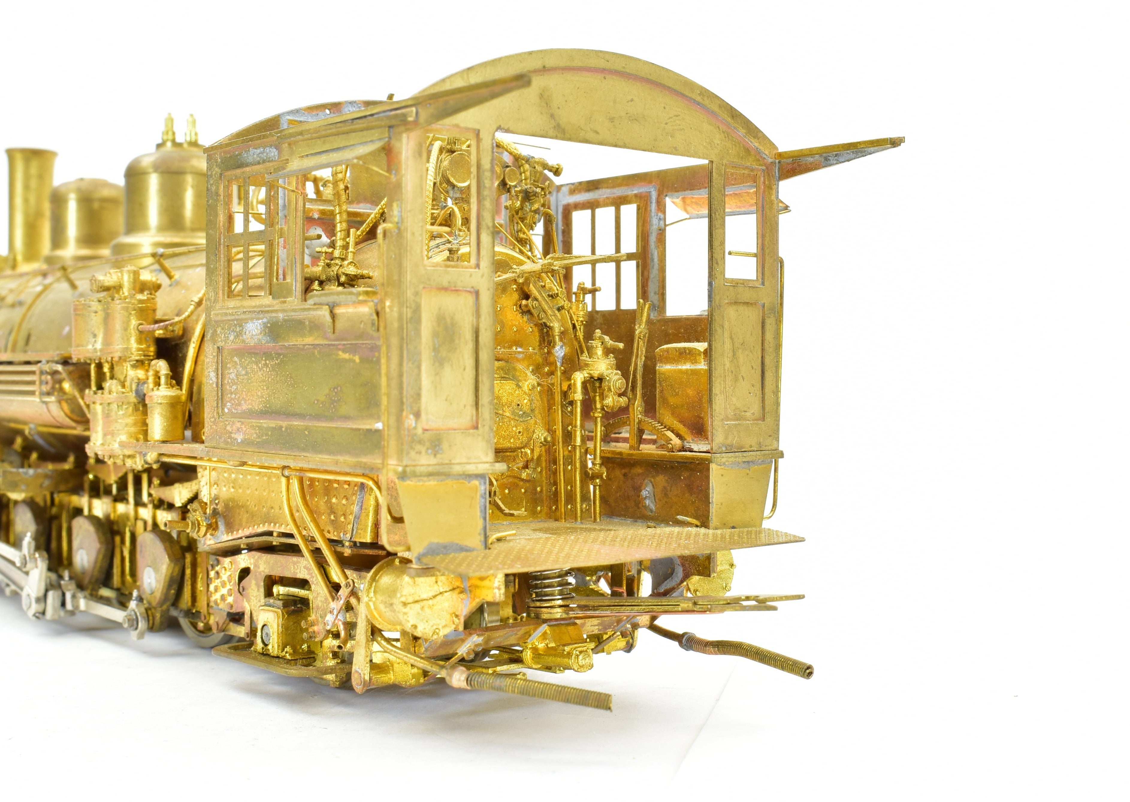 On3 Scale Brass Model Train - Pacific Fast Mail (PFM) Denver & Rio Grande Western Class K - 27 2 - 8 - 2 Steam Locomotive