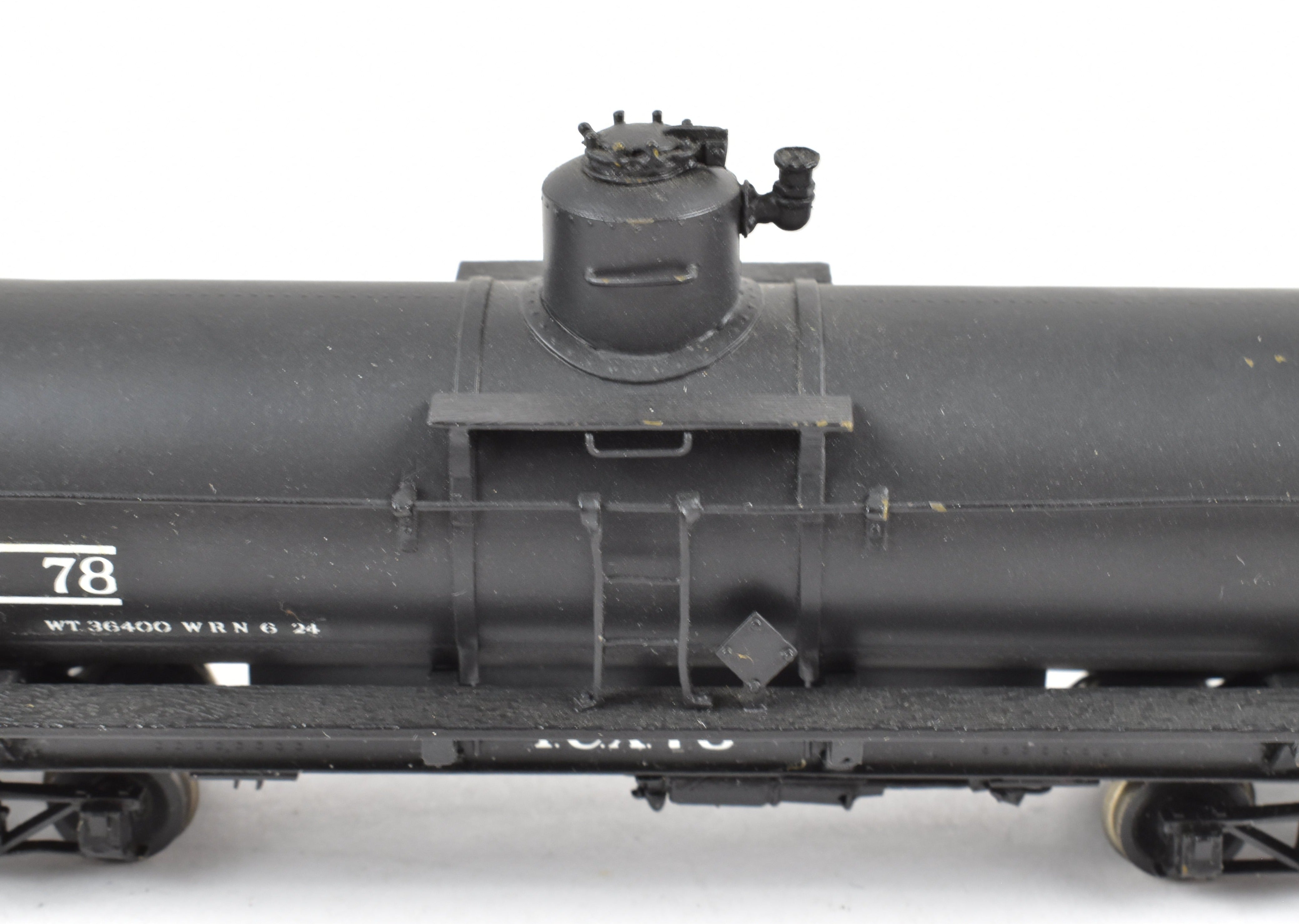 HOn3 Precision Scale Co. Brass TCX - Texaco Single Dome Tank Car TCX 76