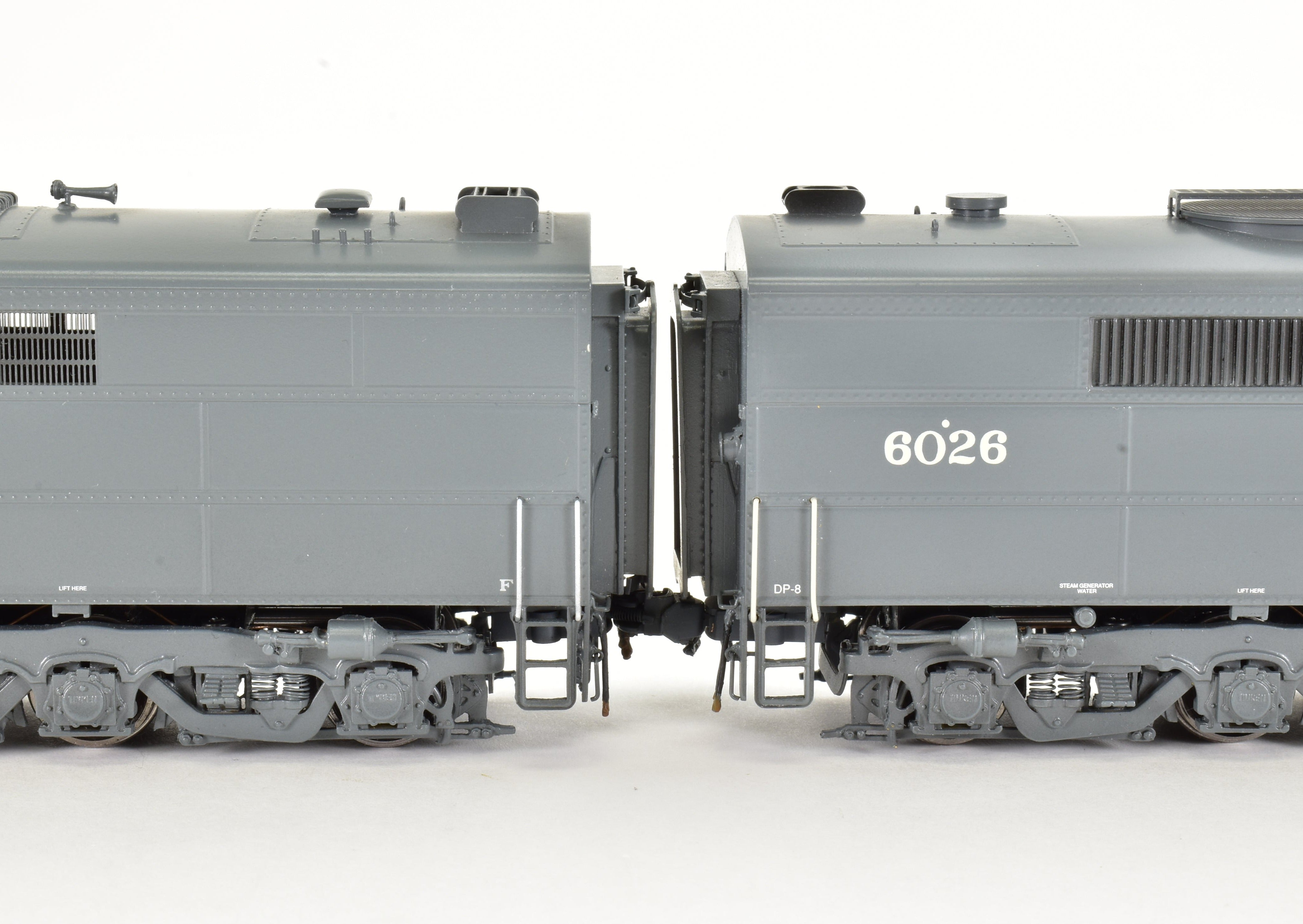 HO Scale Brass Locomotive Models - Overland Models Inc. Southern Pacific ALCO PA - 2/PB - 2/PA - 2 3 - Unit Set with Factory Painted Finish and DCC Functionality