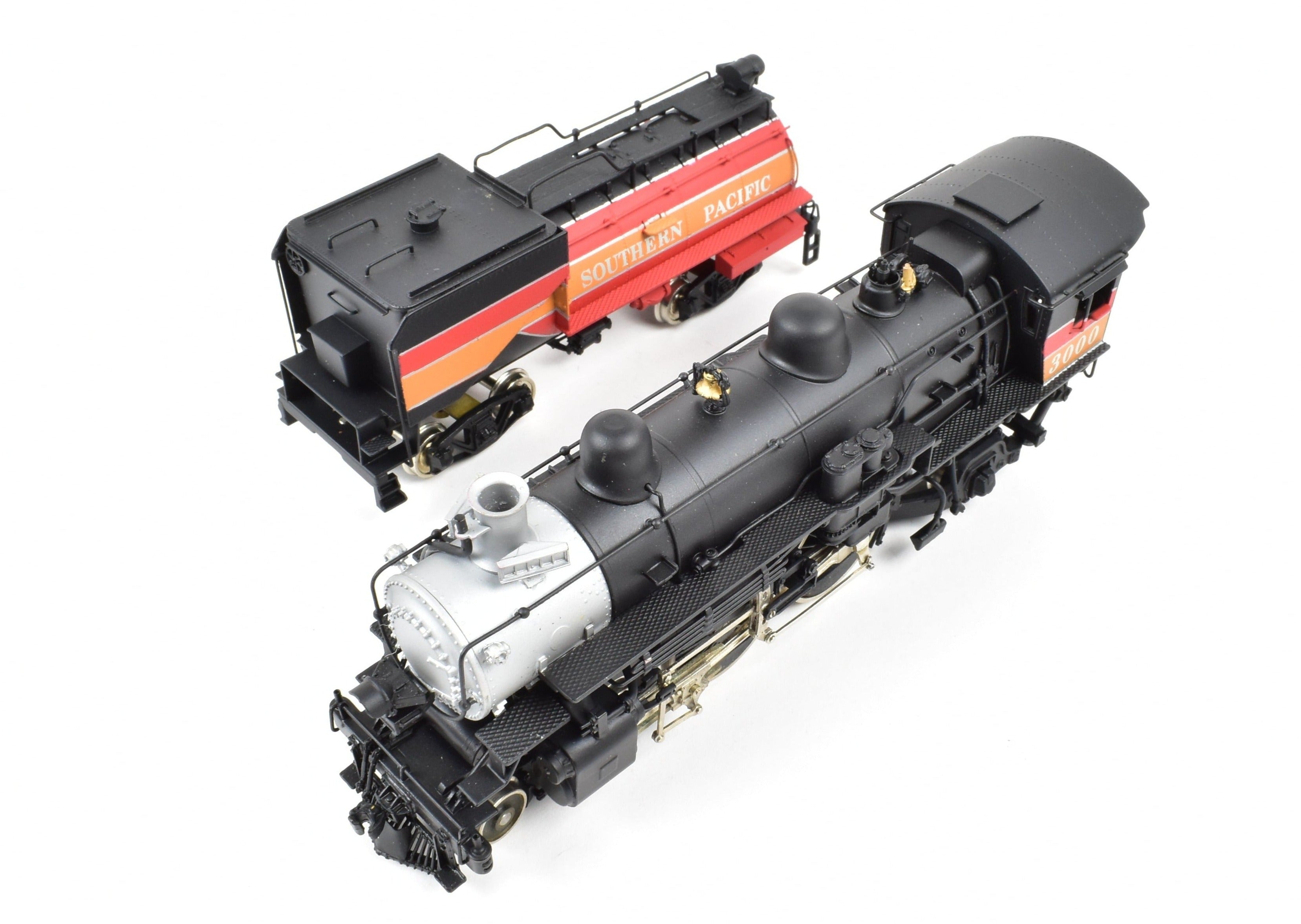 HO Scale Brass Model Train - Westside Model Co. Southern Pacific Class A - 6 Atlantic 4 - 4 - 2 F/P Daylight Locomotive #3000