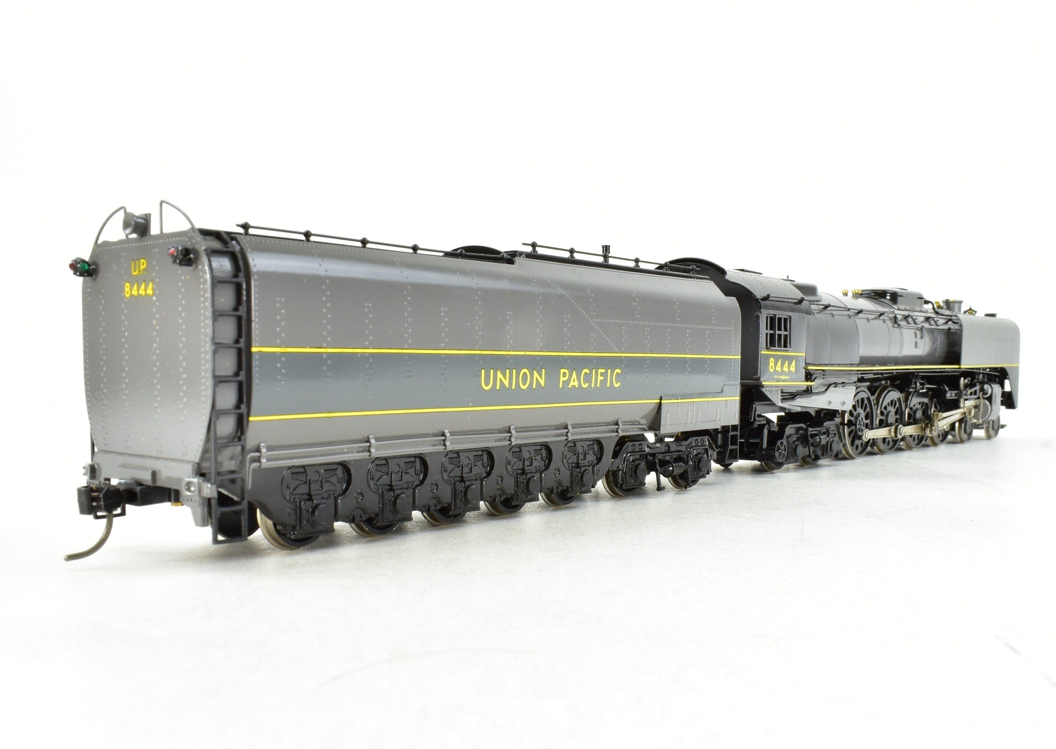 HO Scale Brass Model Train by Westside Model Co. - Union Pacific Class FEF - 2 4 - 8 - 4 Professionally Painted Locomotive No. 8444