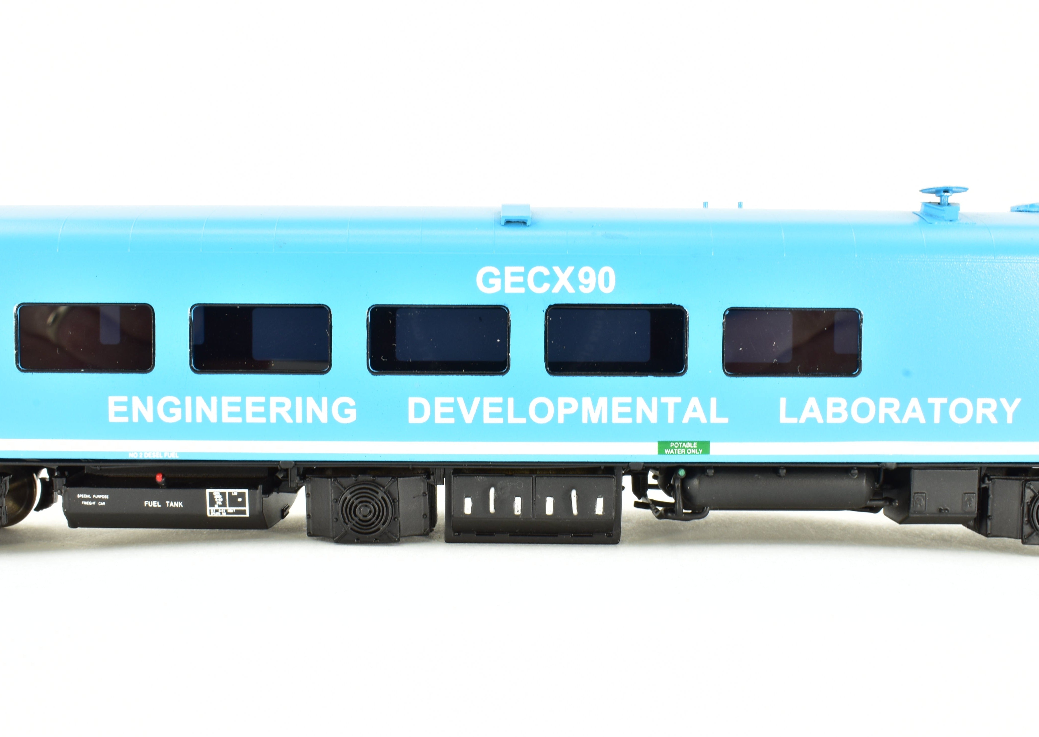 HO Brass OMI General Electric Test Car FP No. 90 by Overland Models