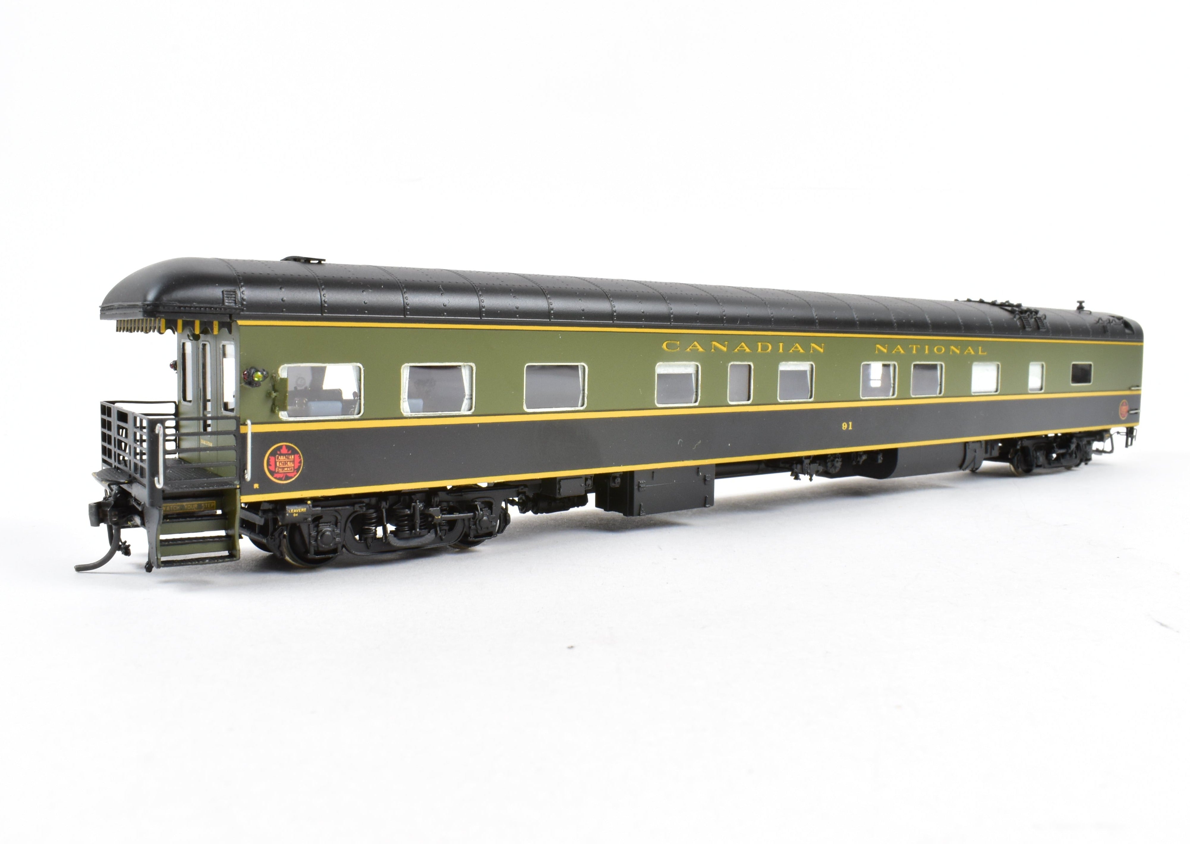 RARE! HO Brass CON W&R Enterprises CN Canadian National Bonaventure 91 Pro Painted with Interior