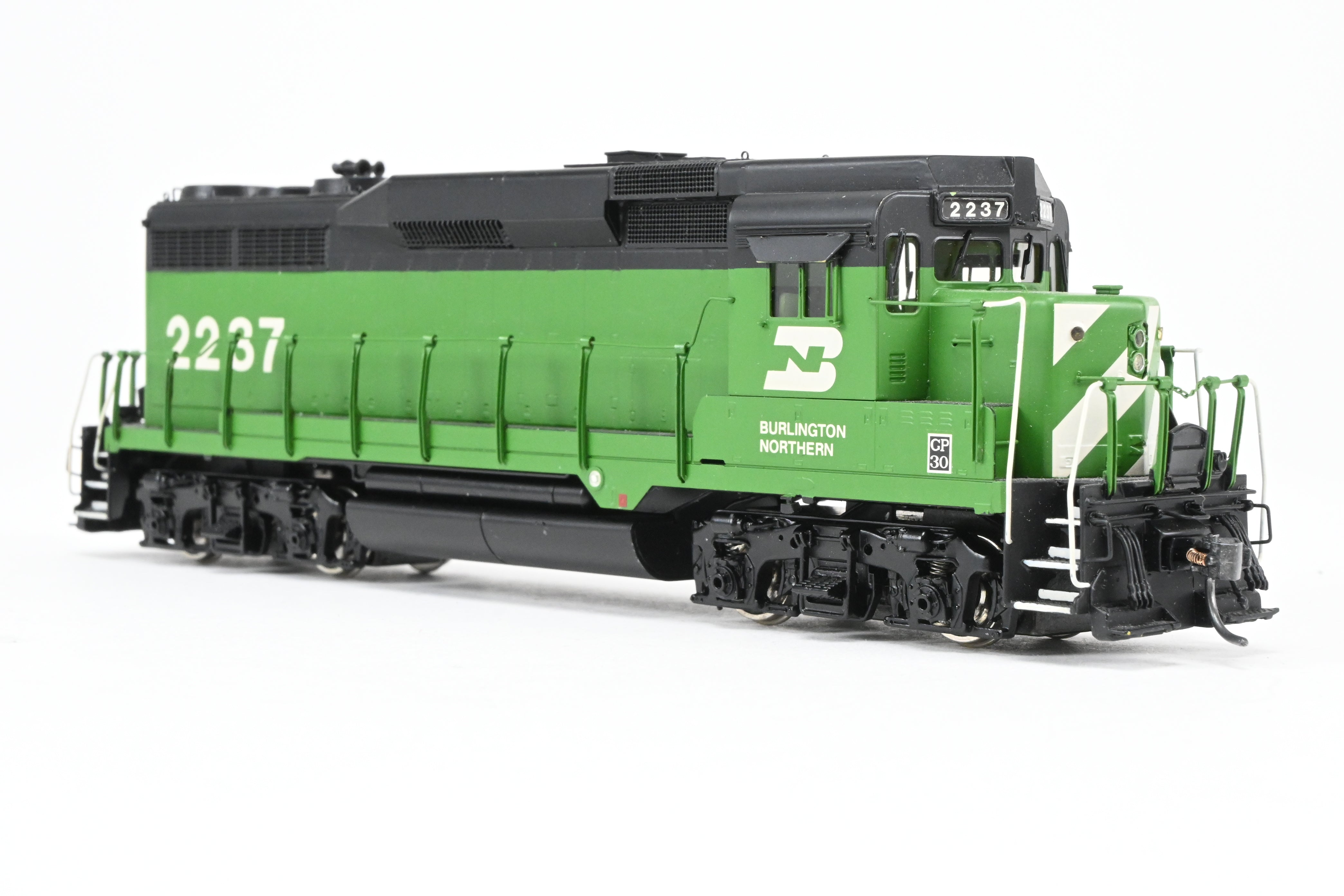 HO Scale Brass Cylinder - Challenger Imports Burlington Northern EMD GP30 Phase II Freight Model in Replacement Box