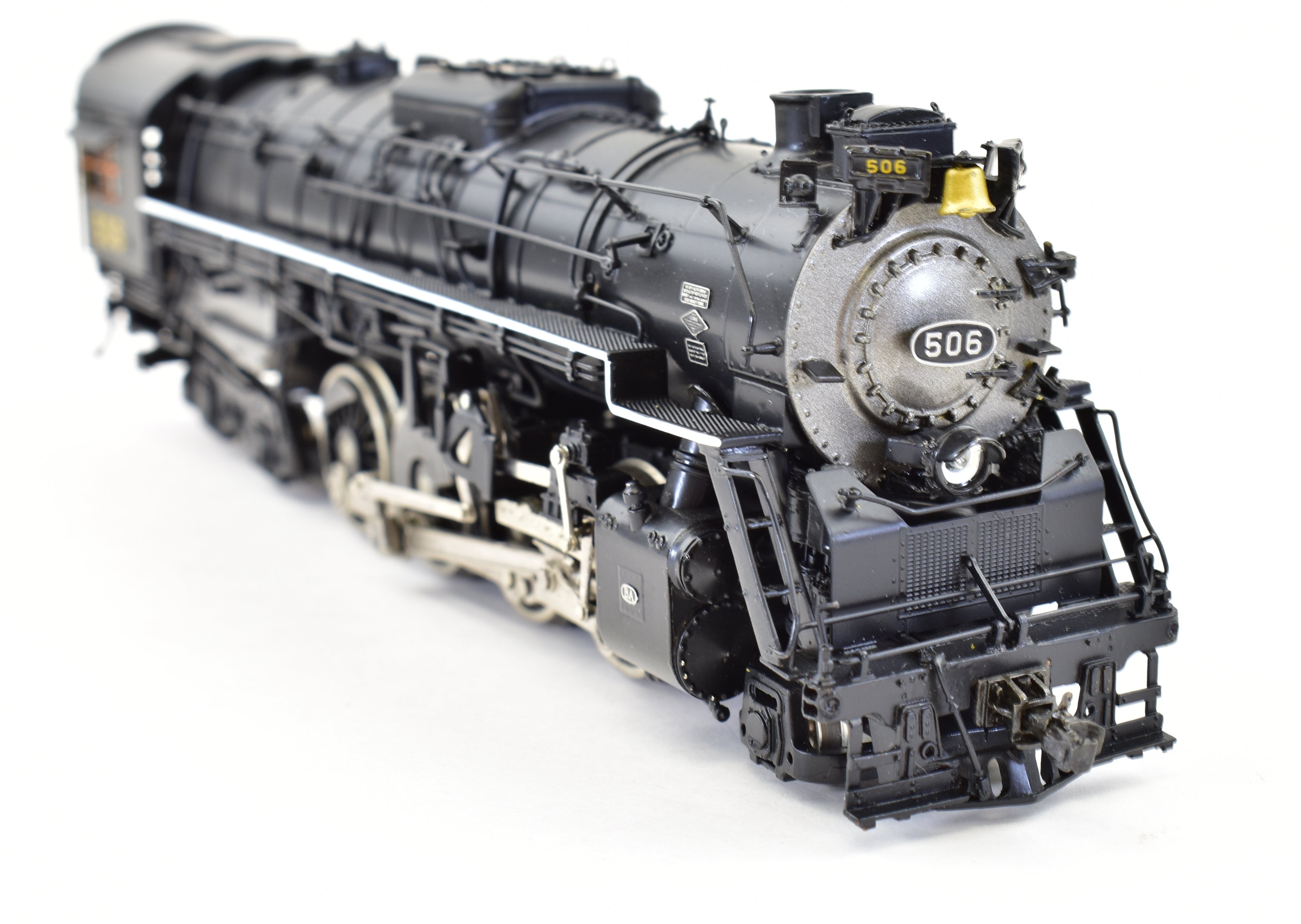 HO Scale Brass Precision Scale Co. Virginian BA 2-8-4 Berkshire Model Steam Locomotive, Precision Scale Co. VGN, Sold As-Is Without Lights