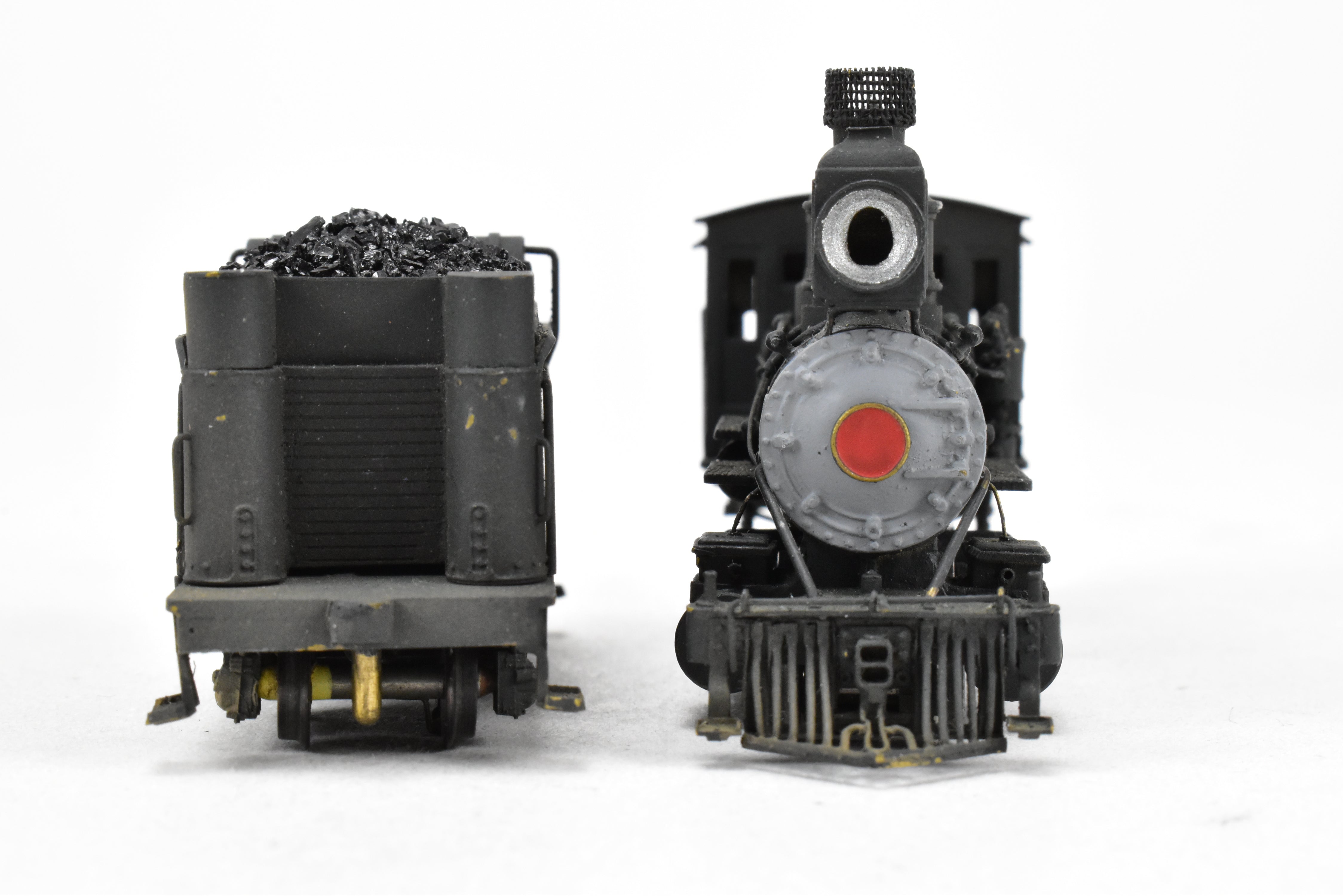 HOn3 Scale Brass Balboa Model Train - Rio Grande Southern C - 19 #40 2 - 8 - 0 Locomotive with Light Weathering and Added Details