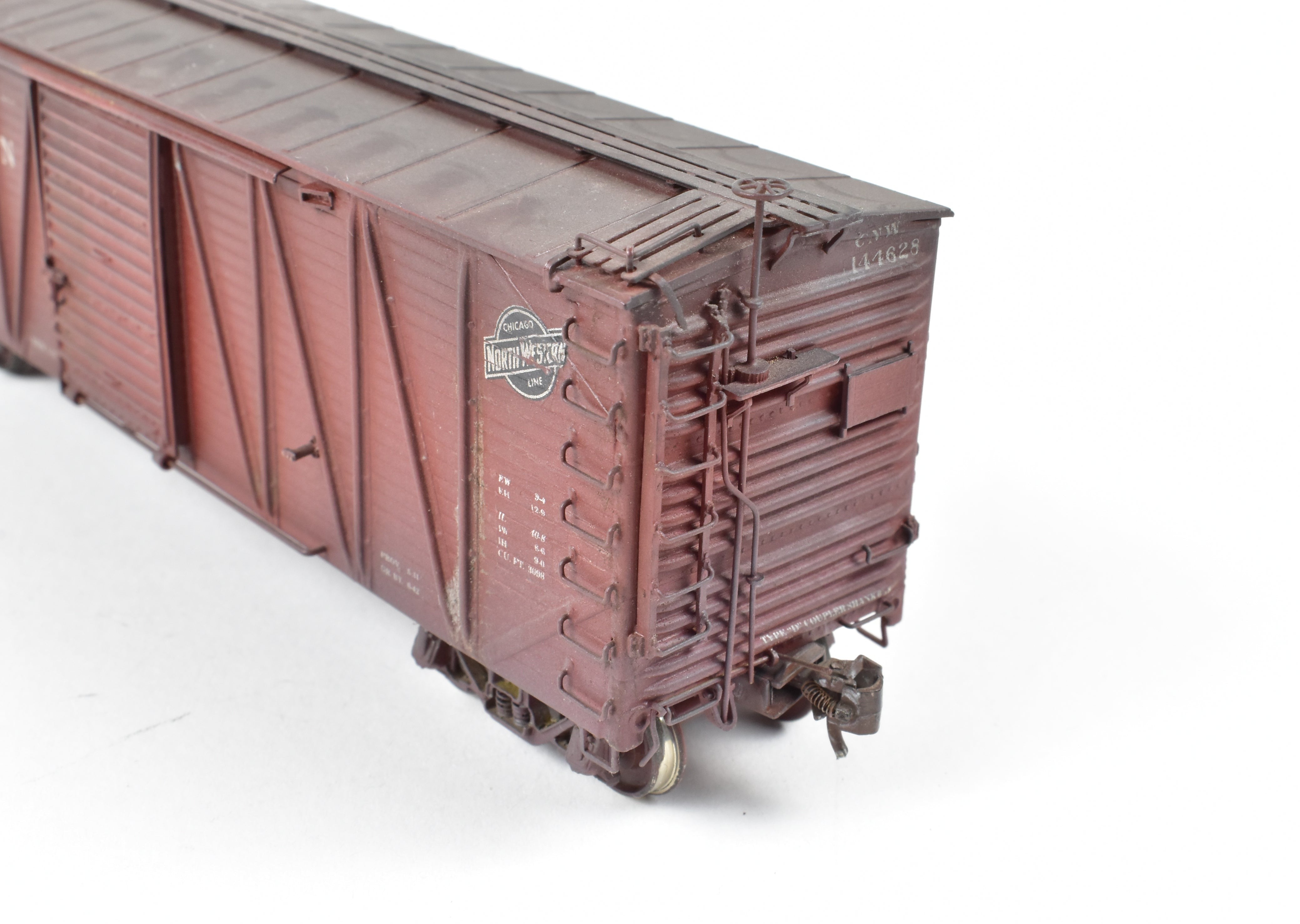 HO Brass OMI C&NW Custom Painted USRA Single Sheath Boxcar Model