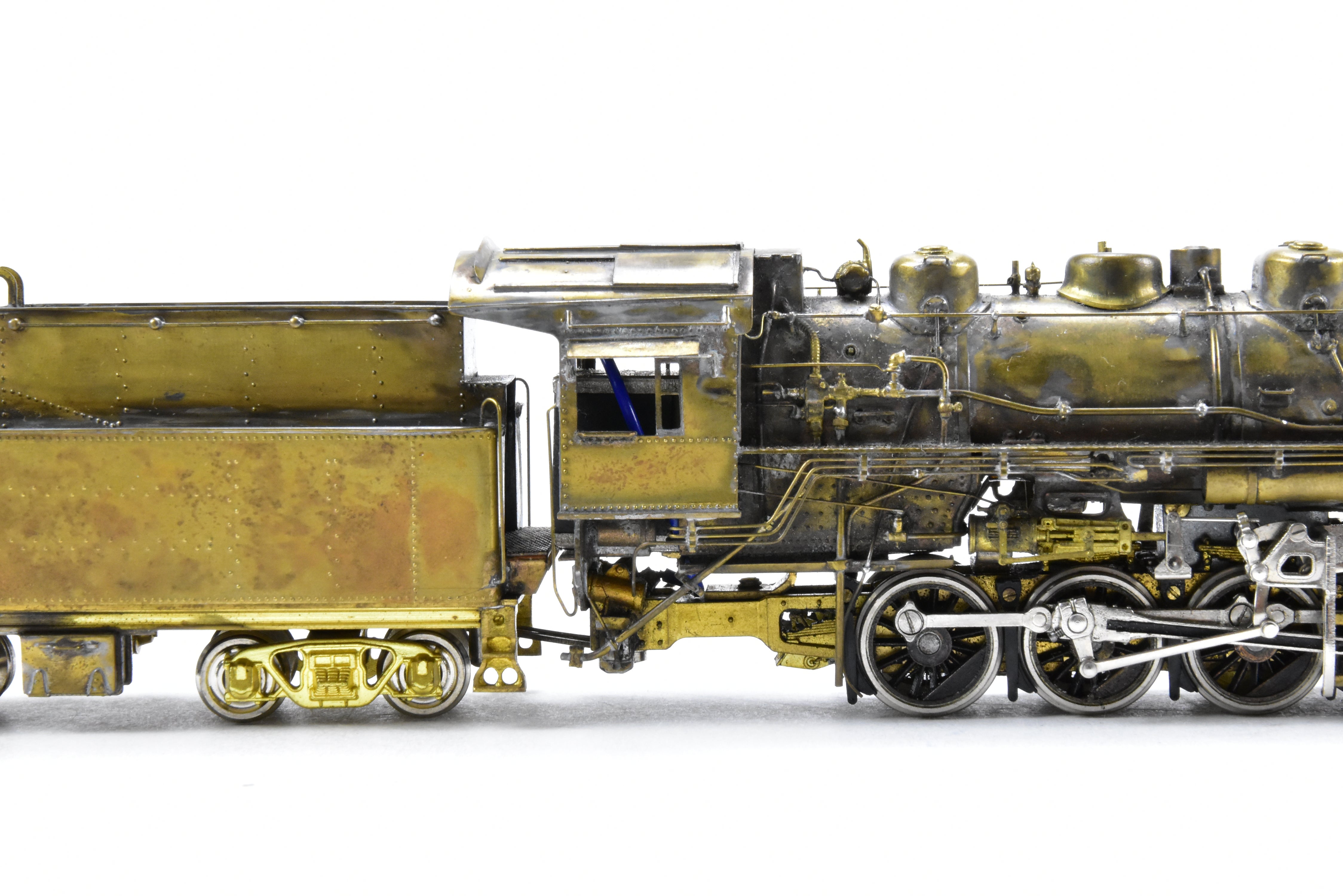 Exquisite HO Scale Brass Custom Model of Missouri Pacific 0-8-0 No. 9701 Scratch Built by Joe G. Collias - One-of-a-Kind Collector's Item