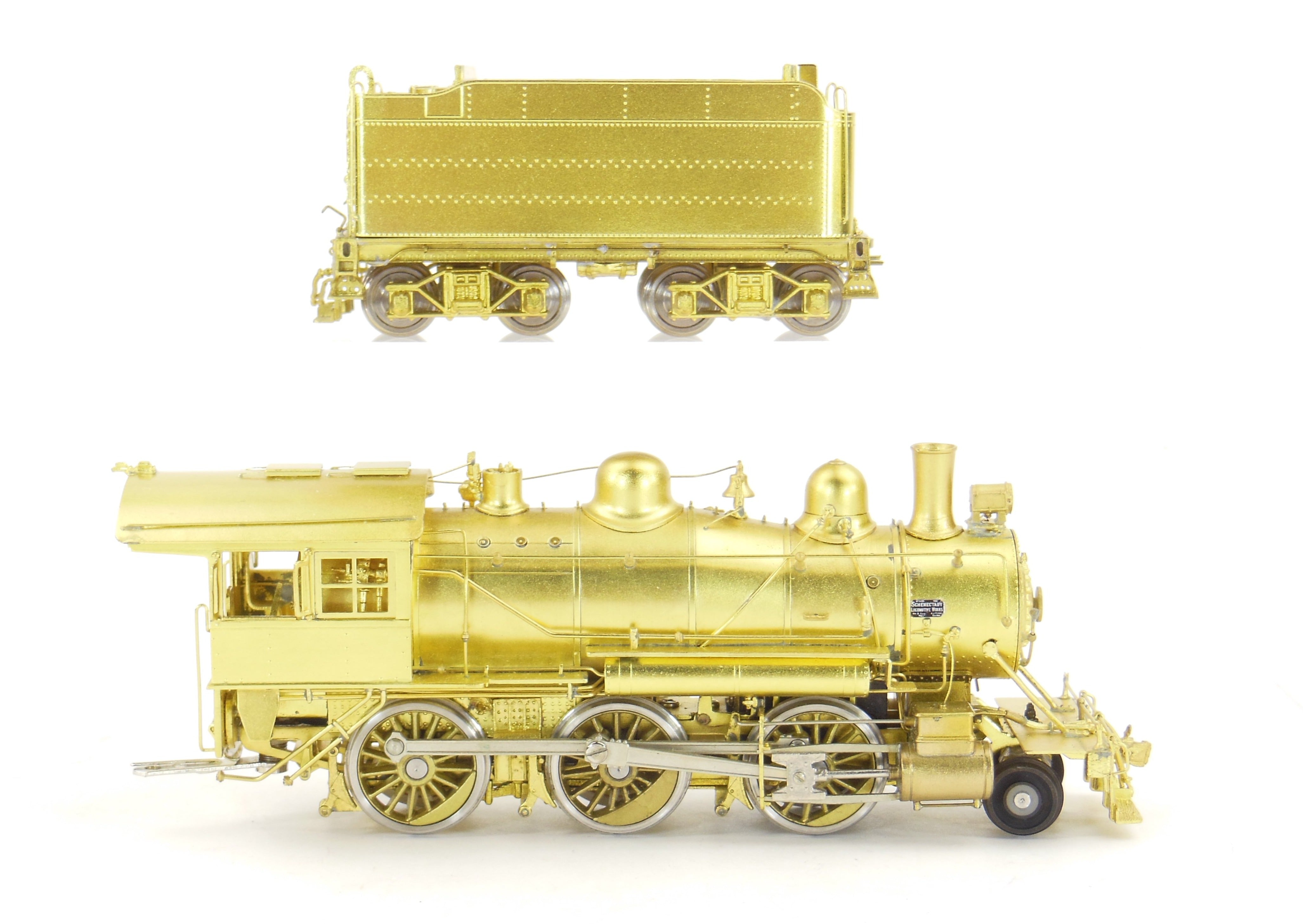 HO Scale Brass Model Train Key Imports from NYC - New York Central E - 1D 2 - 6 - 0 Mogul Locomotive