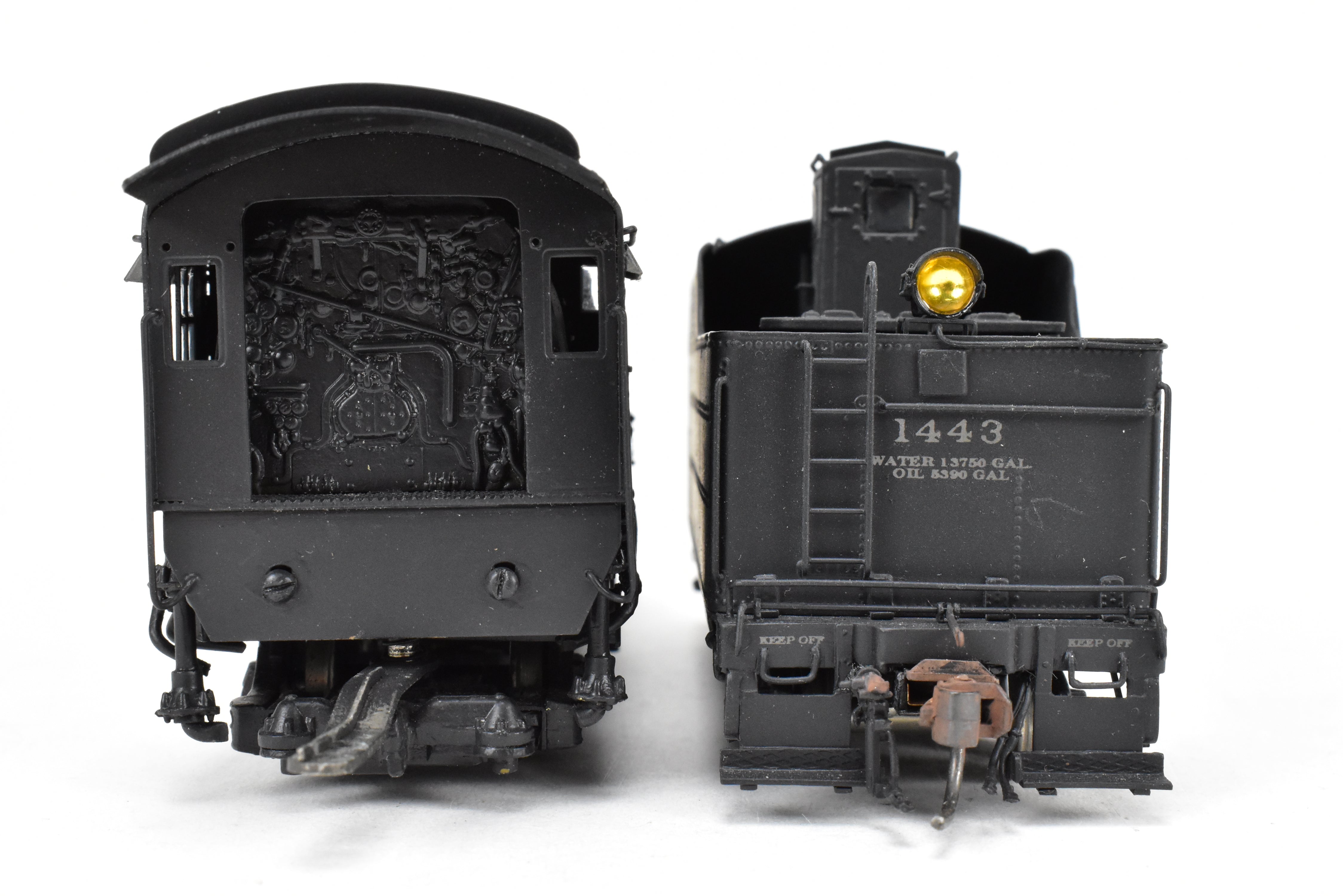 HO Brass Hallmark Models Missouri Pacific 1400 Series 2-8-2 Mikado #1443 with Light Weathering