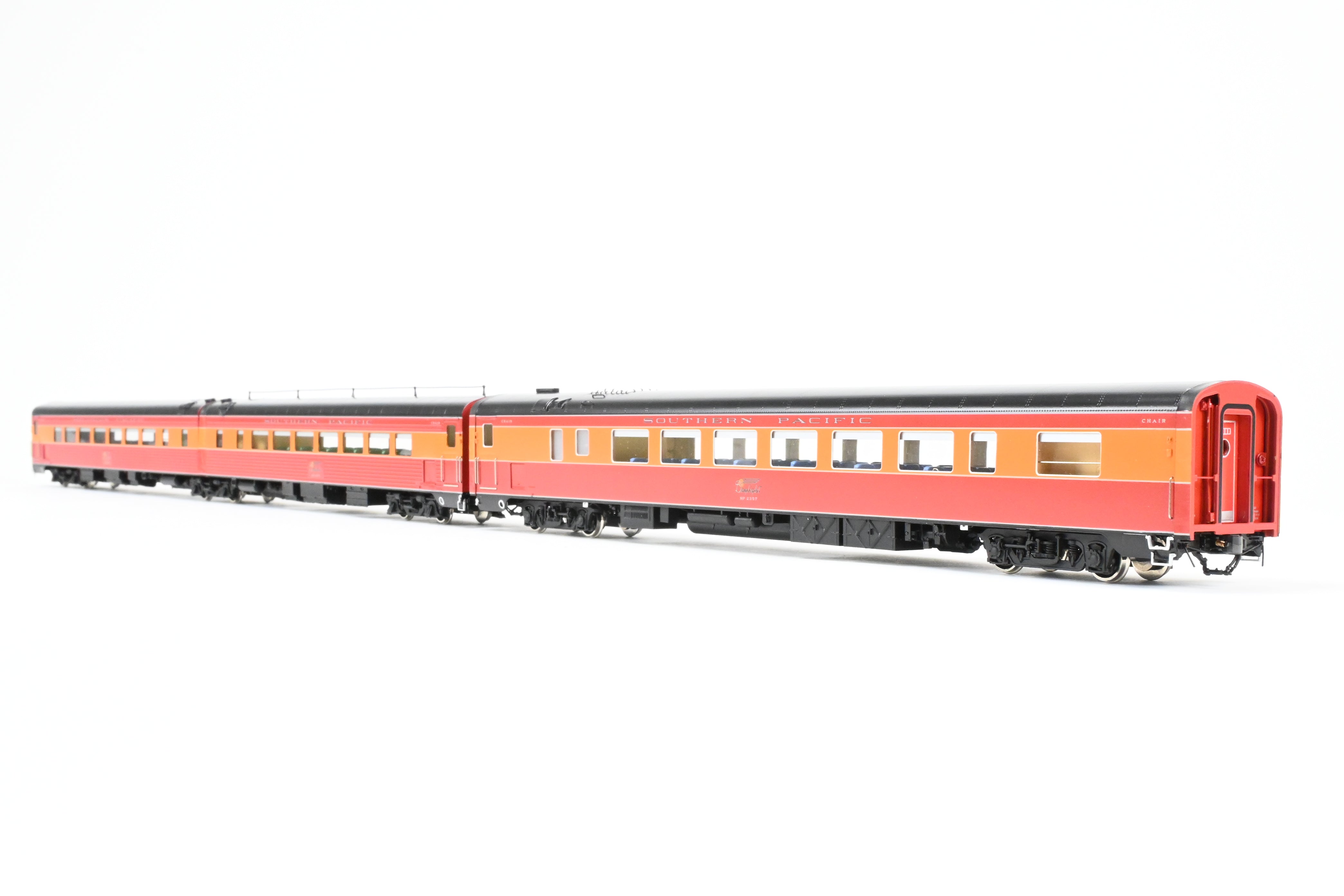 HO Scale Brass 3-Pack Add-On Set: 1955 Southern Pacific Morning Daylight by Challenger Imports