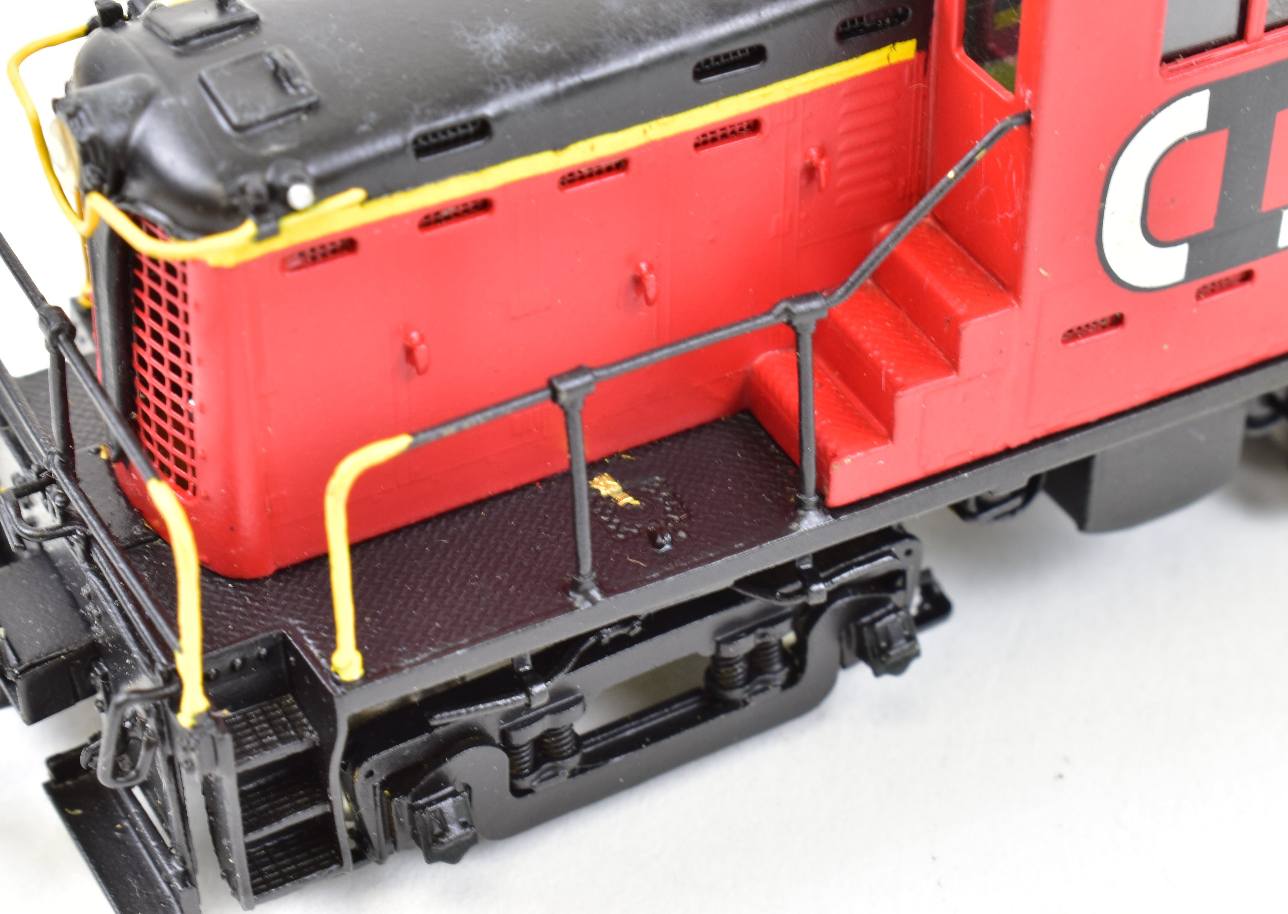 HO Scale Brass OMI - Overland Models Inc. MILW - Milwaukee Road USAX - U.S. Army 44 - DE - 18 Whitcomb Switcher Model with Custom Painted Fictional Road Design