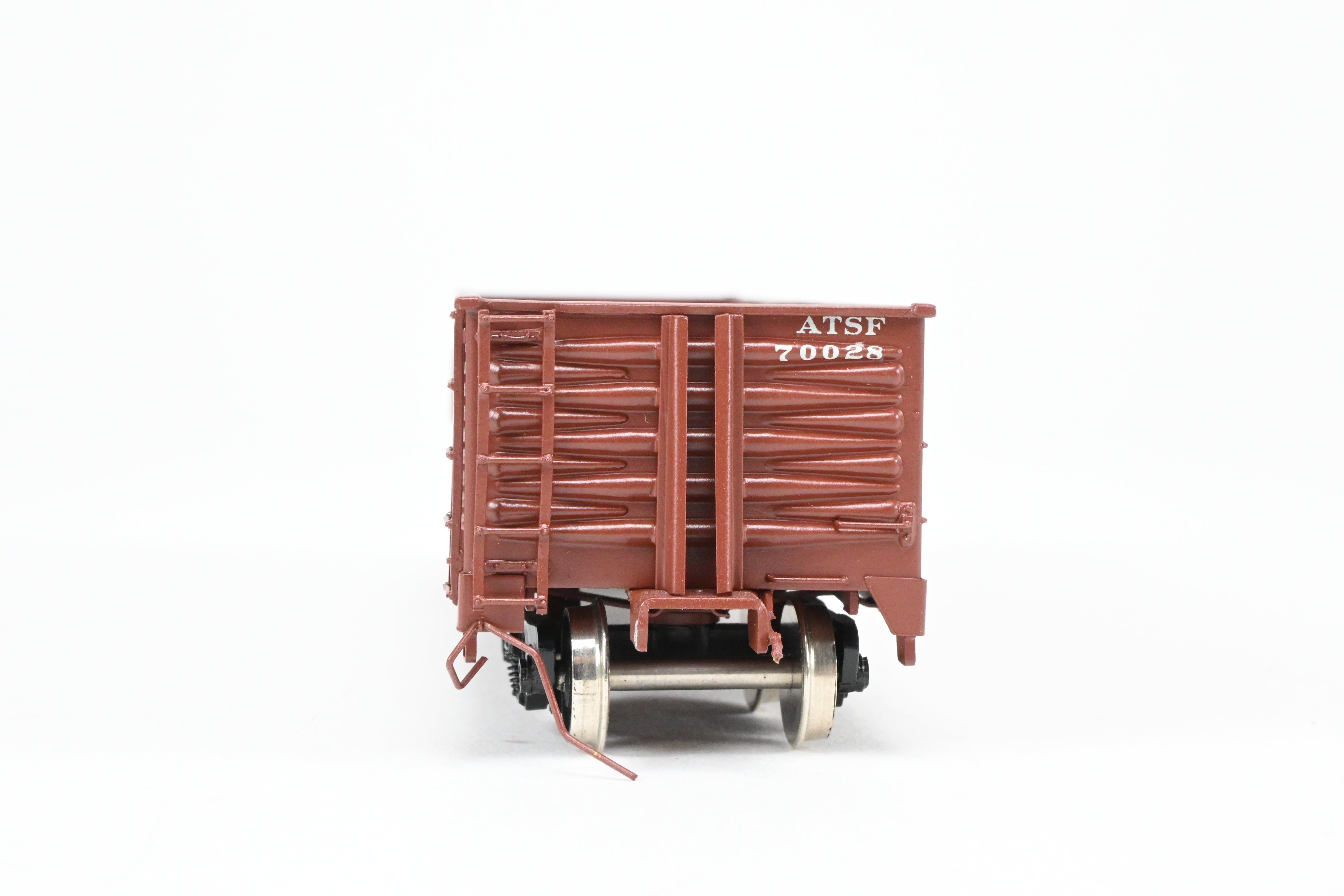 HO Brass OMI ATSF - Santa Fe 100 Ton Pro - Painted Gondola Model #70028